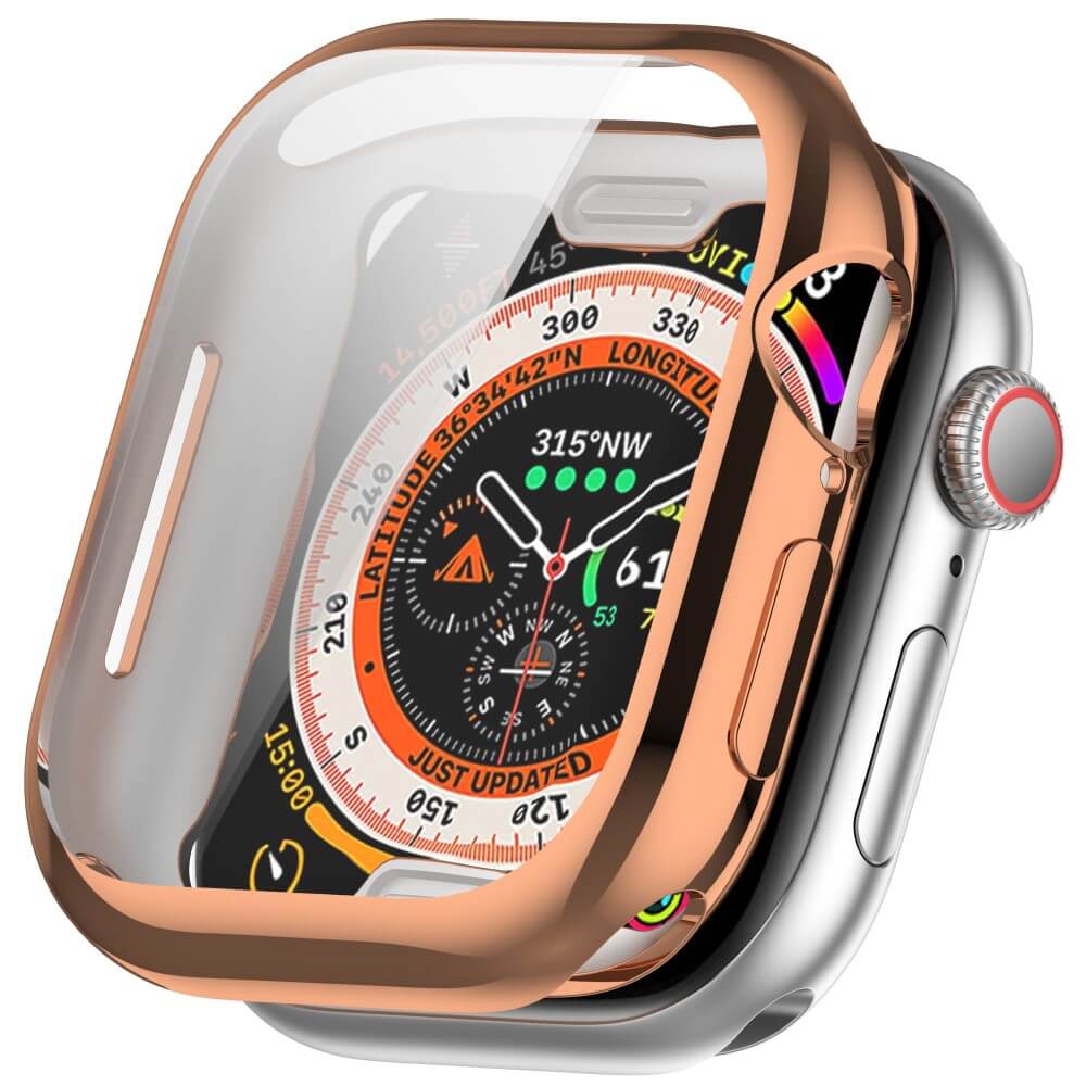 Apple Watch 10 - 46mm - Custodia protettiva in gomma Metal Look