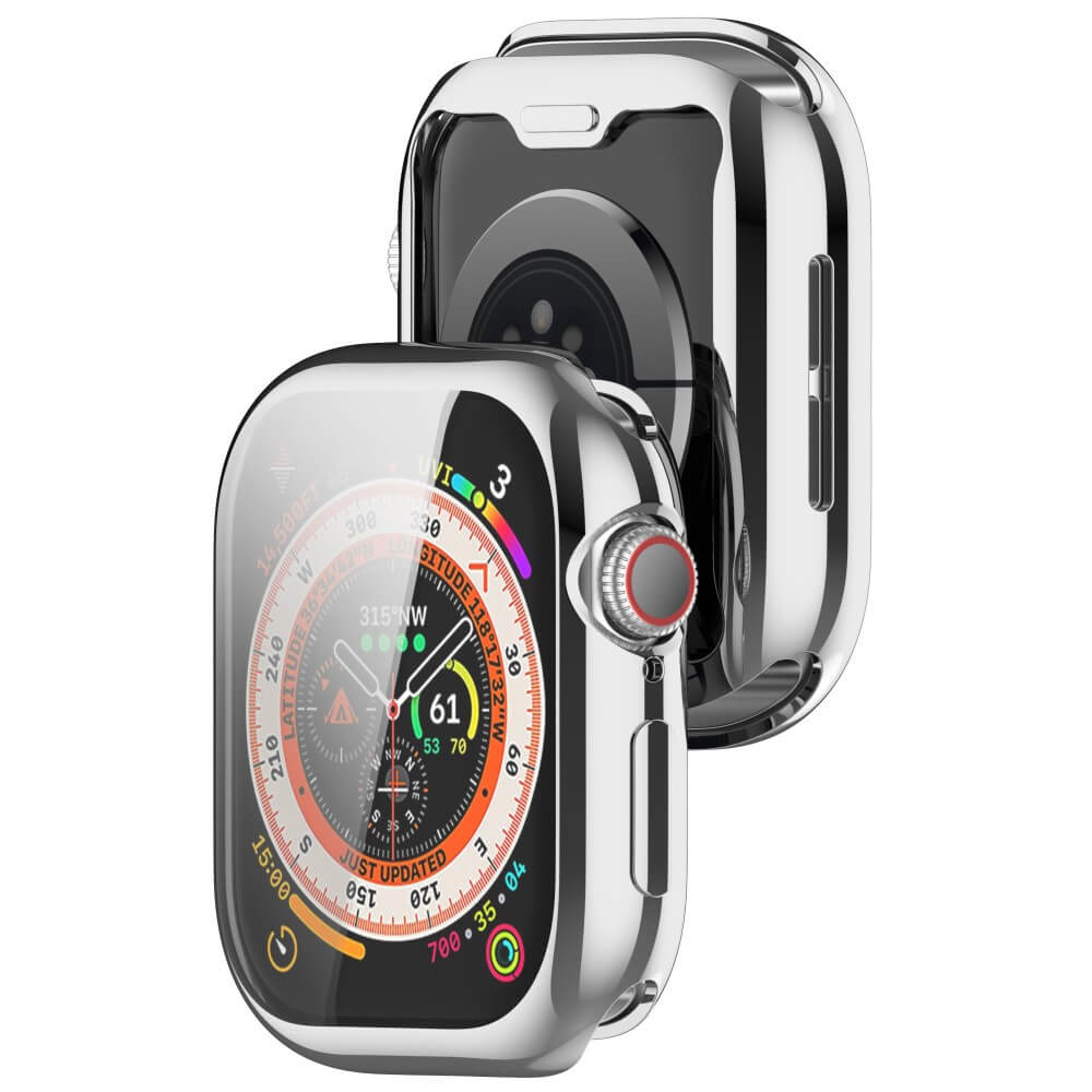 Apple Watch 10 - 46mm - Custodia protettiva in gomma Metal Look