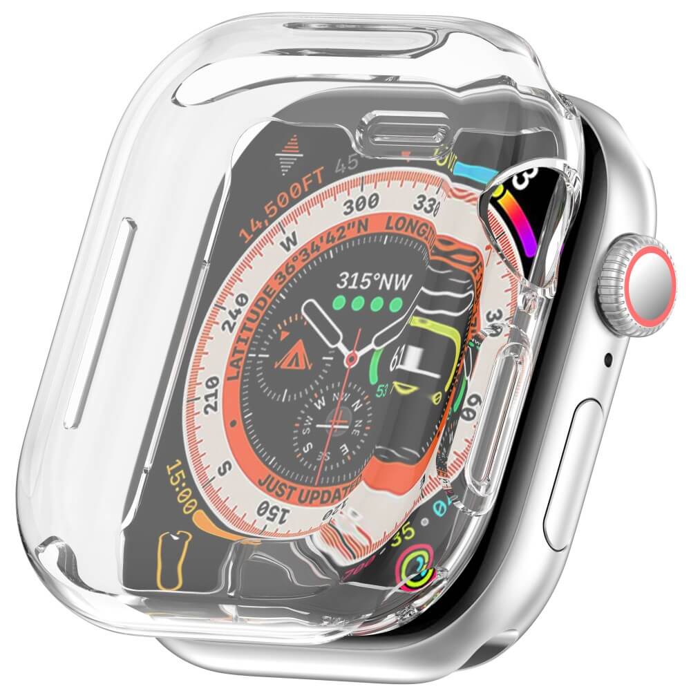 Apple Watch 10 - 46mm - Custodia protettiva in gomma Metal Look