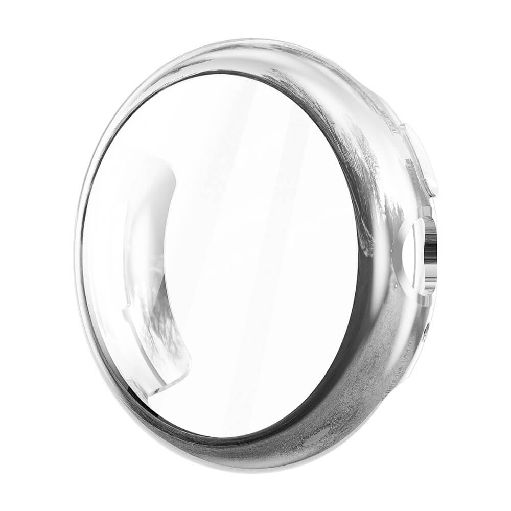 Google Pixel Watch 3 - 45mm - Gummi Schutz Case Metall-Look