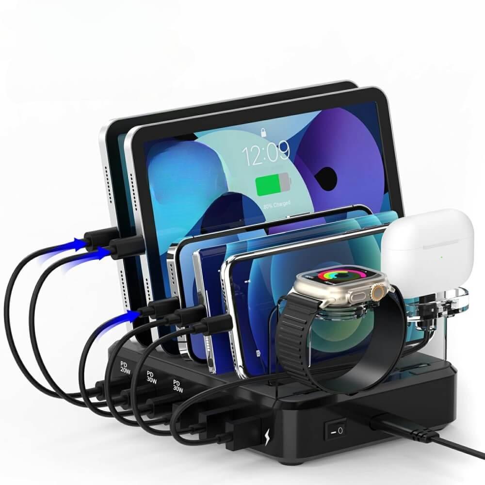 Station de recharge avec 6 ports