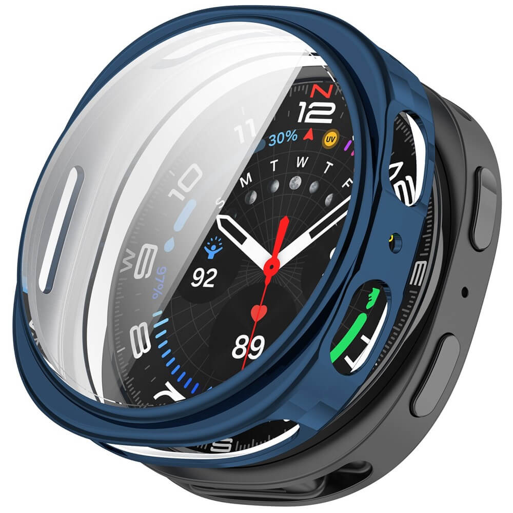 Samsung Galaxy Watch 8 40mm - Custodia protettiva in gomma Metal Look