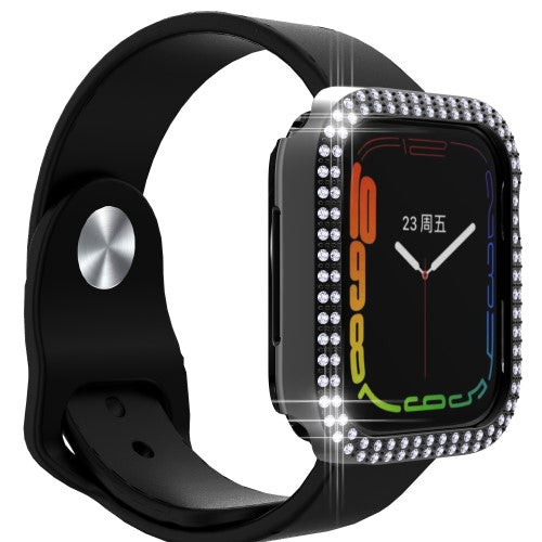 Apple Watch 45mm - Glitzer Strass Schutz Case