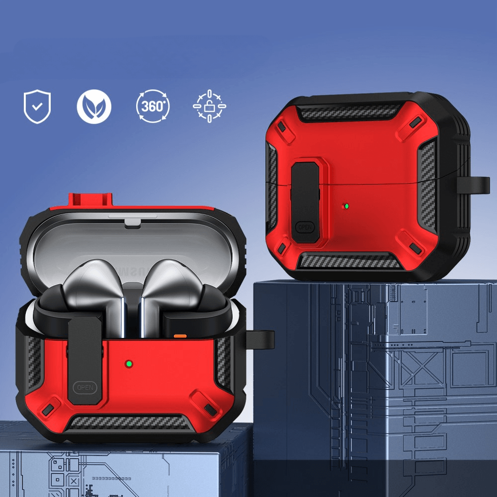 Galaxy Buds3 / Buds3 Pro - Armor custodia protettiva con moschettone