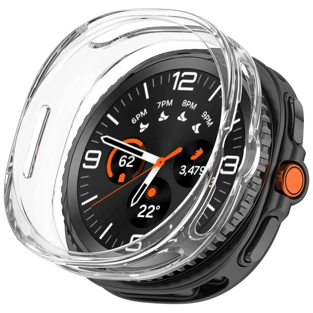 Samsung Galaxy Watch 8 Classic - 46mm - Rubber Protective Case transparent
