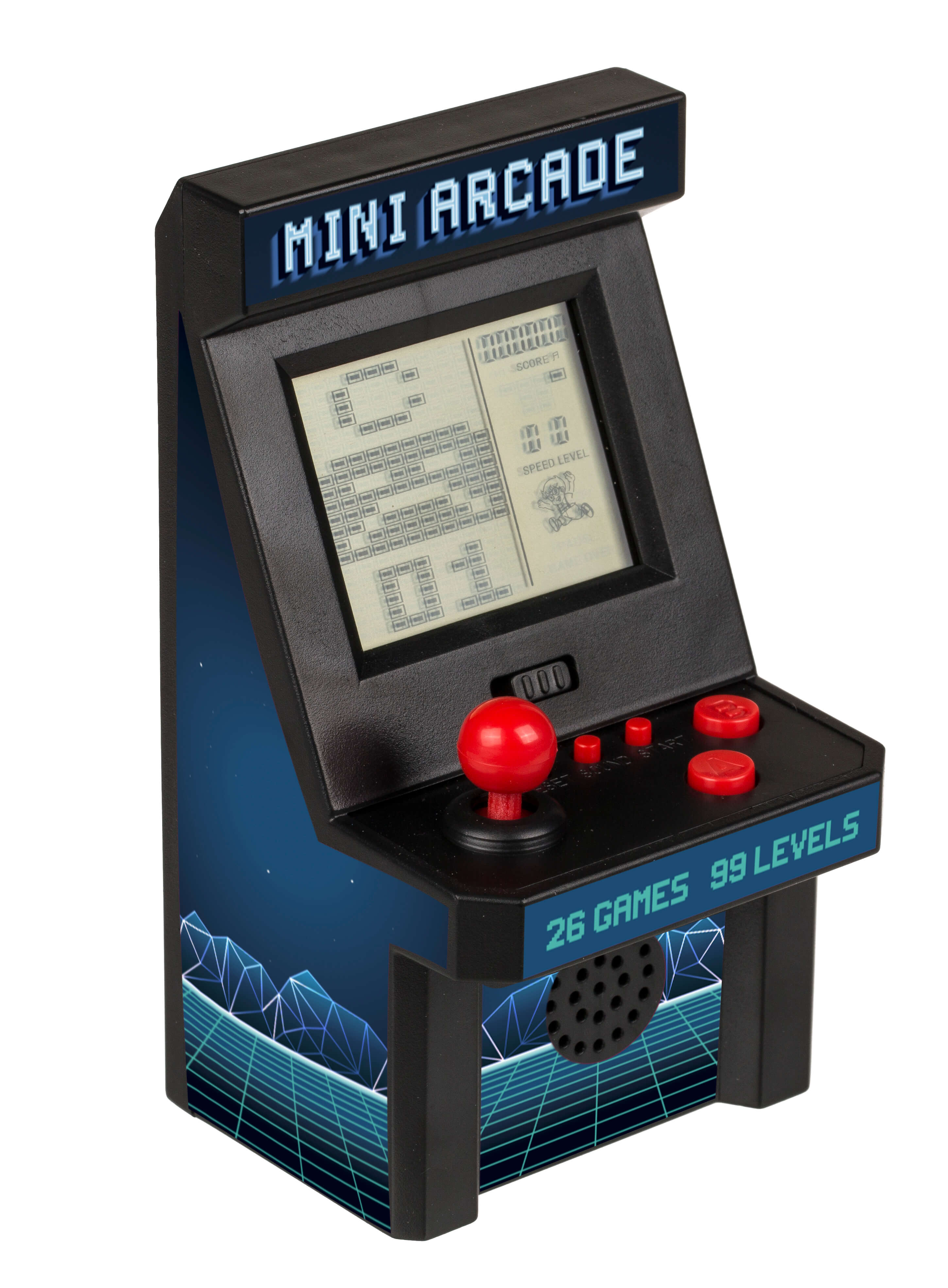 Mini-Spielautomat Retro mit 26 Spielen