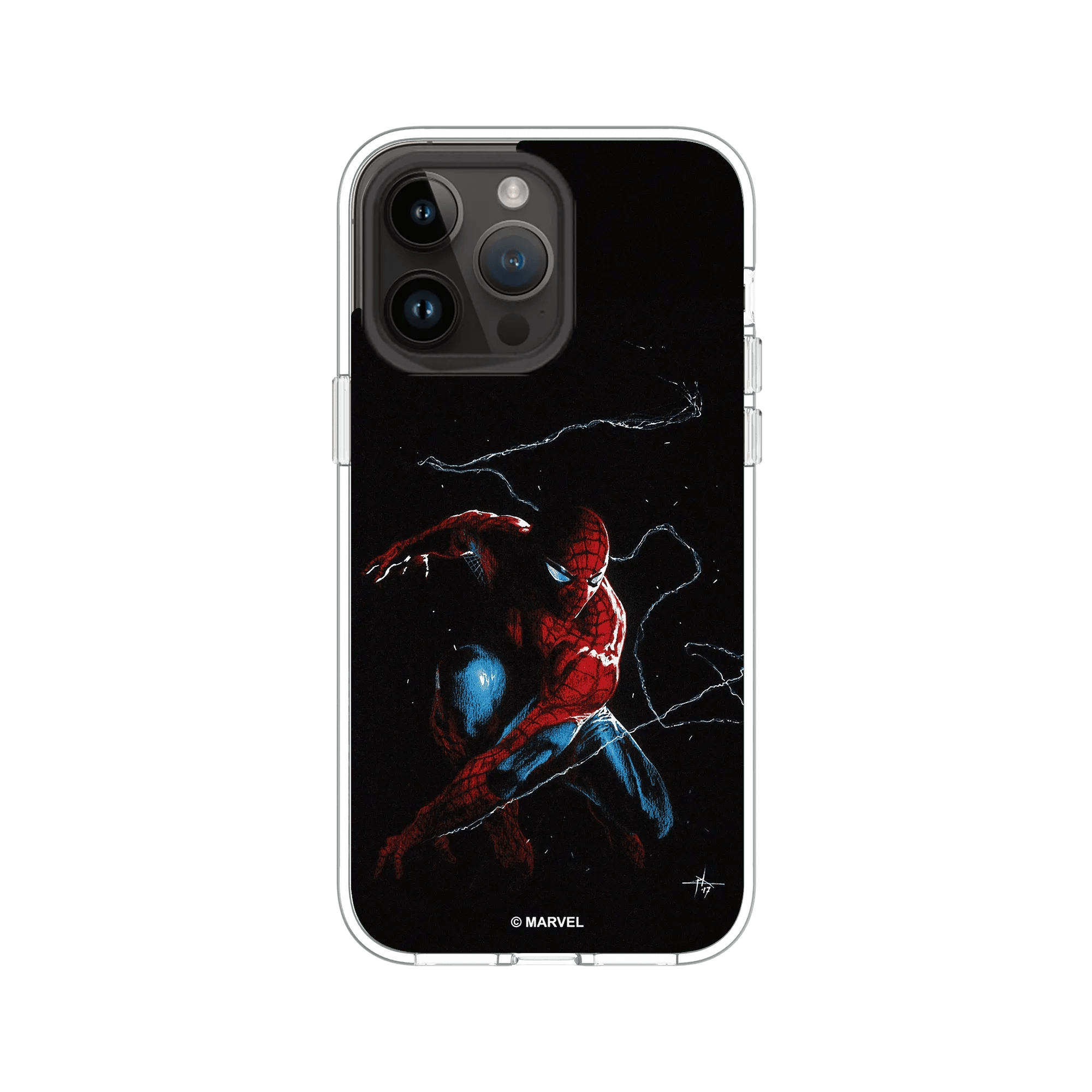 iPhone 14 Pro - Rhinoshield Clear Case Spider-Man On Duty