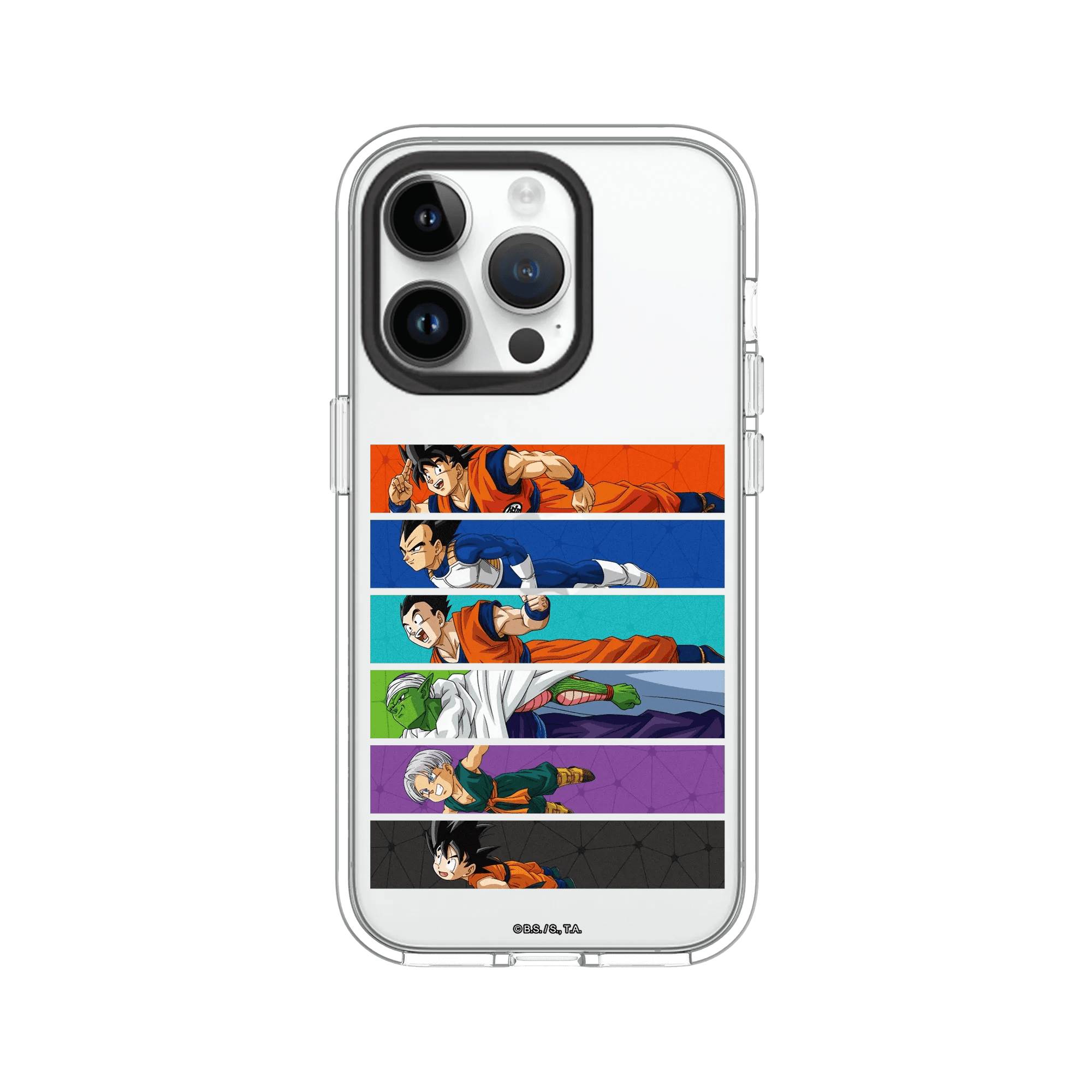 iPhone 14 Pro - RhinoShield Clear Case – Dragon Ball Z Heroes Lineup Edition