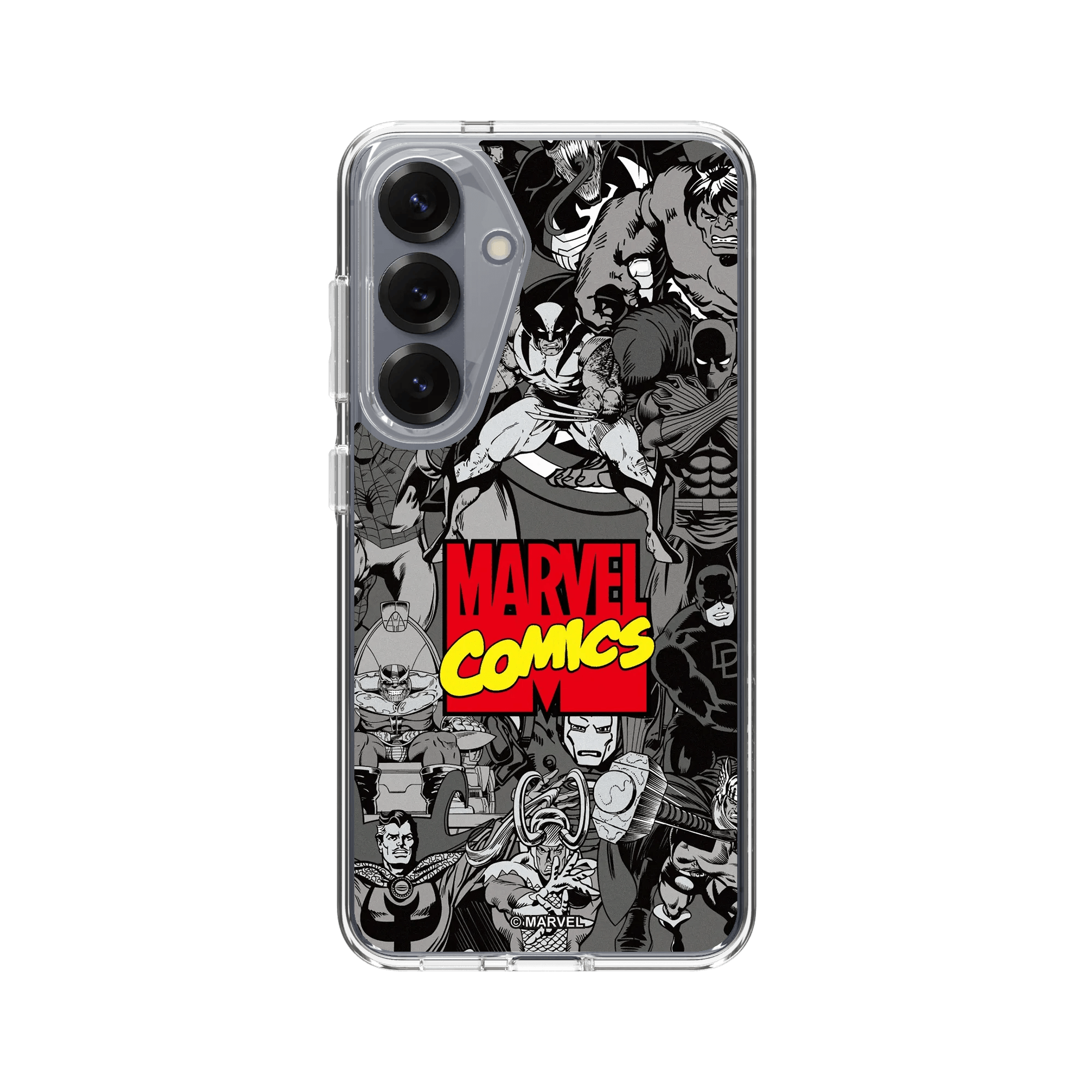 Galaxy S25 - Rhinoshield Clear Case Marvel Comics