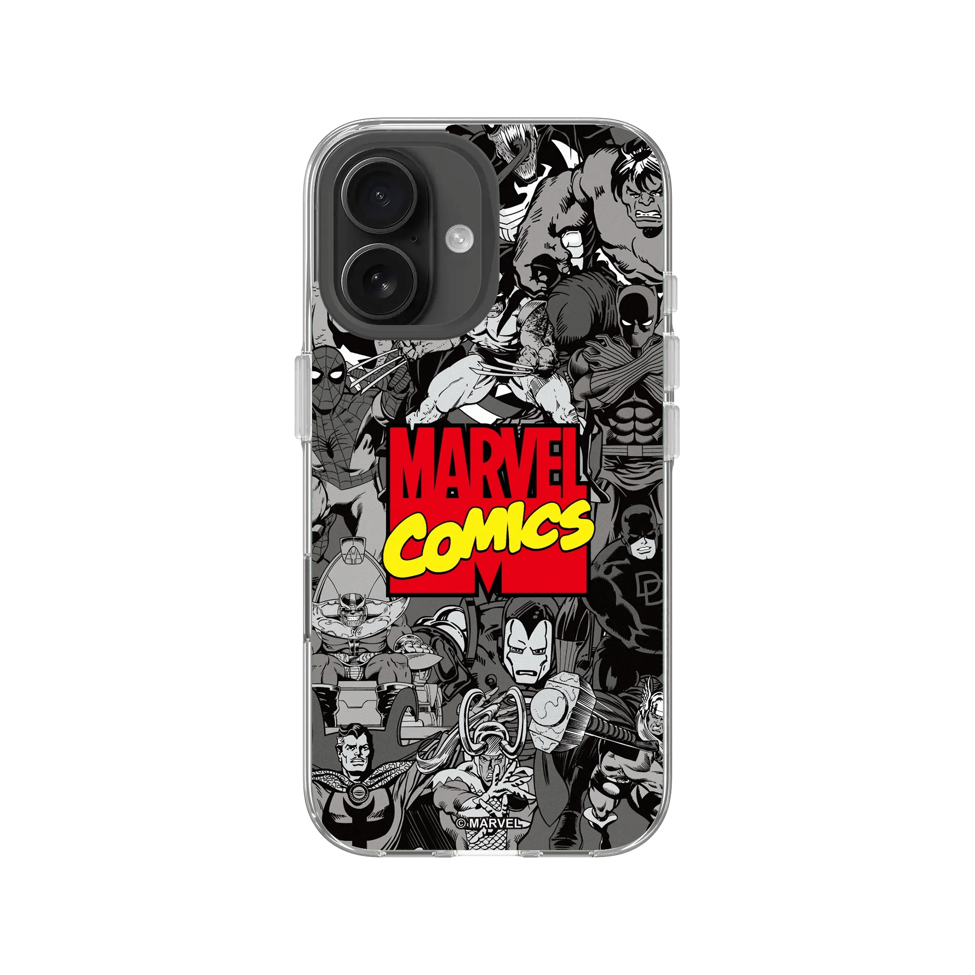 iPhone 16 - Rhinoshield Clear Case Marvel Comics