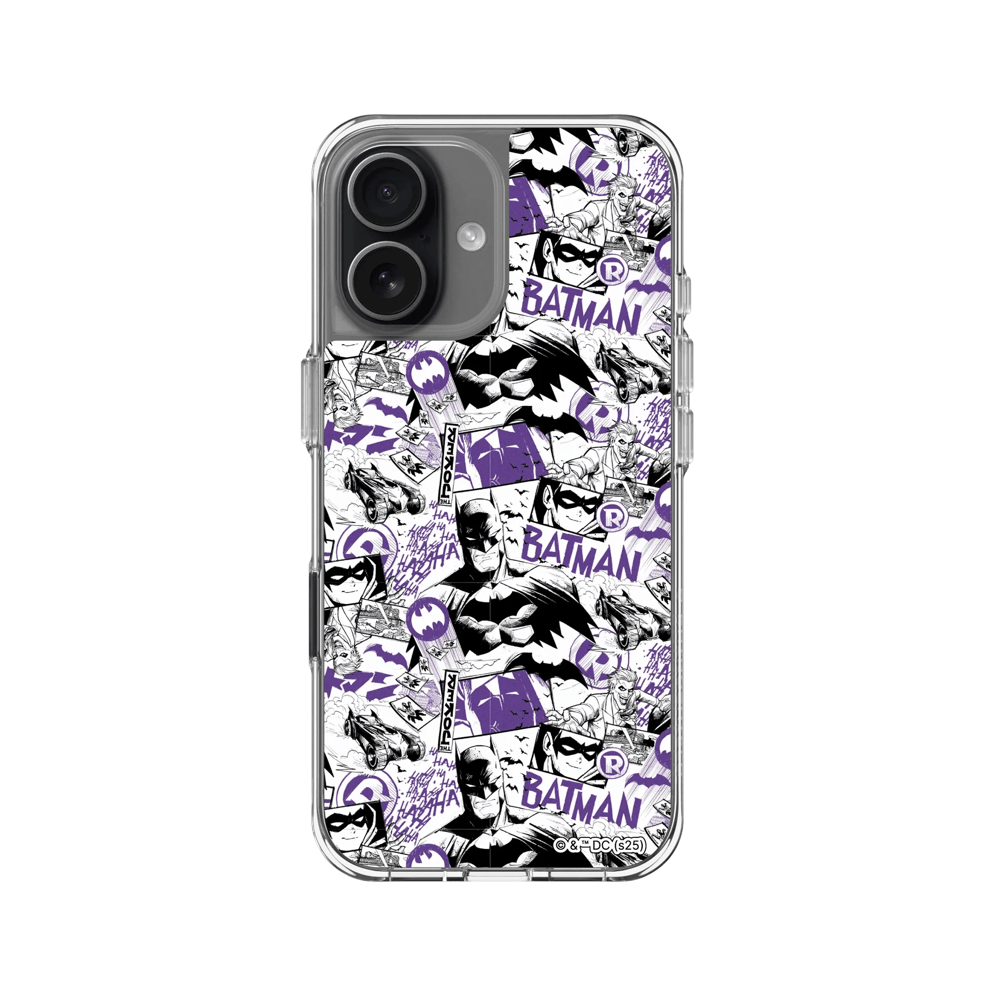 iPhone 17 - RhinoShield Clear Case – DC Batman Comic Collage Edition