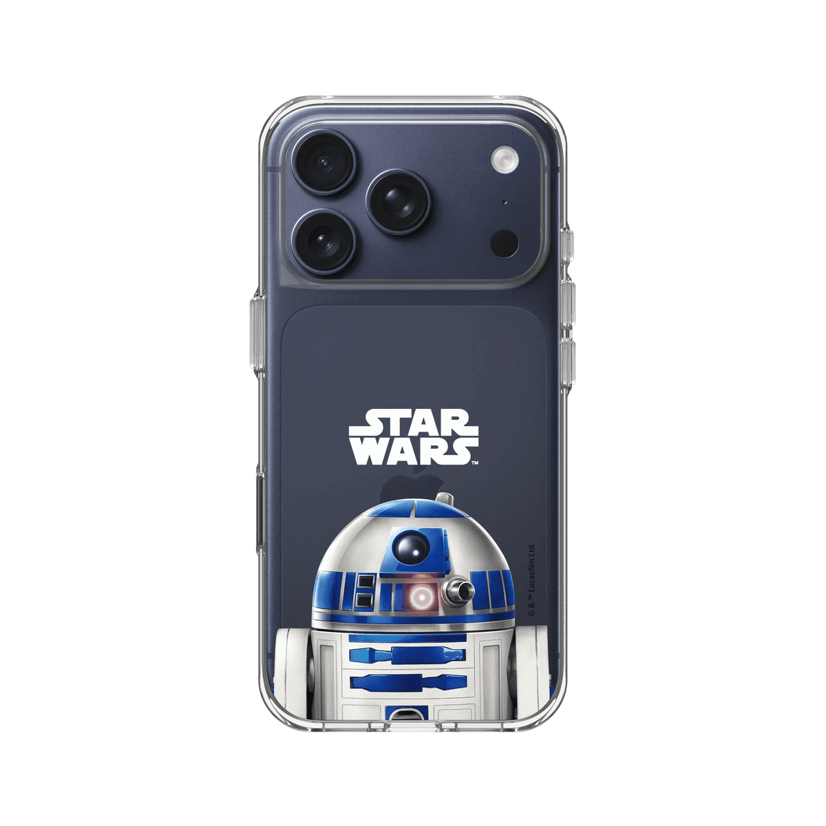 iPhone 18 Pro / iPhone 17 Pro - Rhinoshield Clear Case Star Wars R2D2 Old School