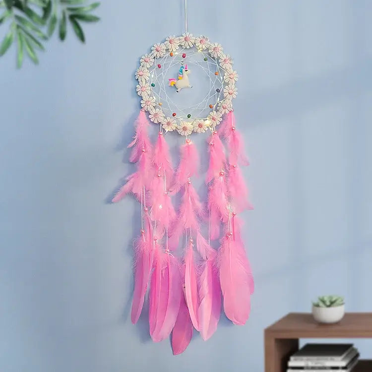 DIY craft set dream catcher LED unicorn