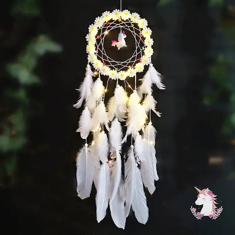 DIY craft set dream catcher LED unicorn