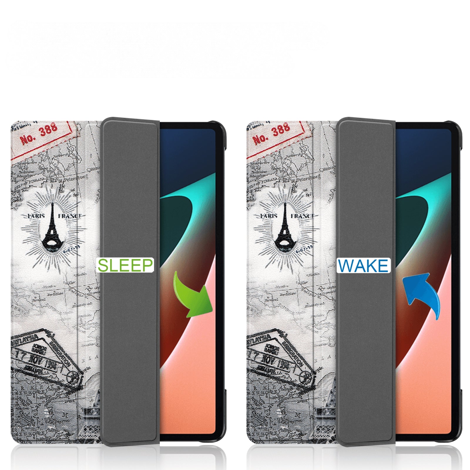 Xiaomi Pad 5 - Tri-fold Smart Case Motiv