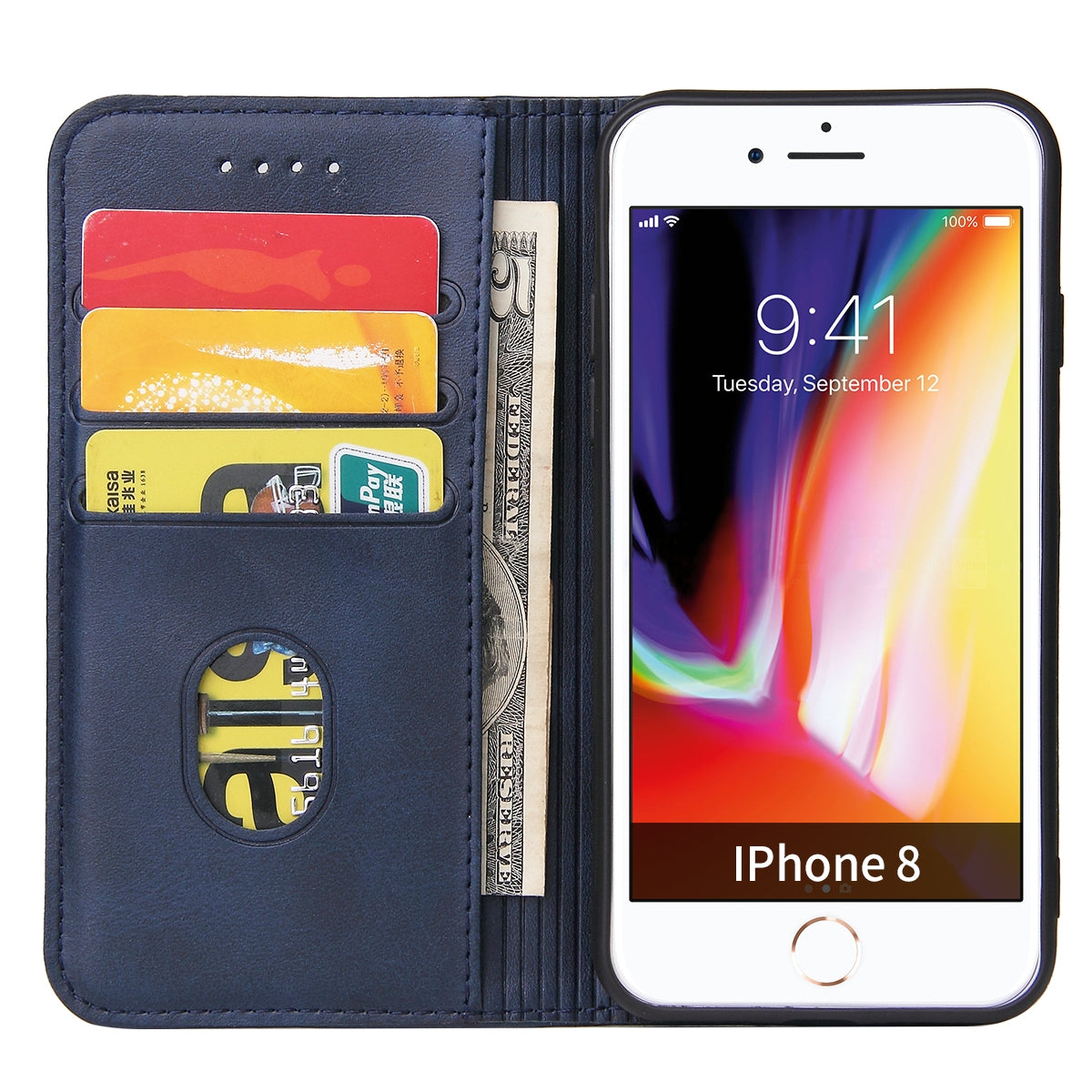 iPhone SE / 8 / 7 - Stand Flip Case Cover