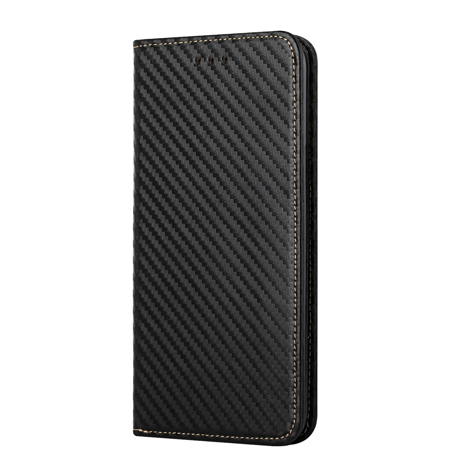 Iphone 14 Pro Max - Carbon Look Flip Case Cover