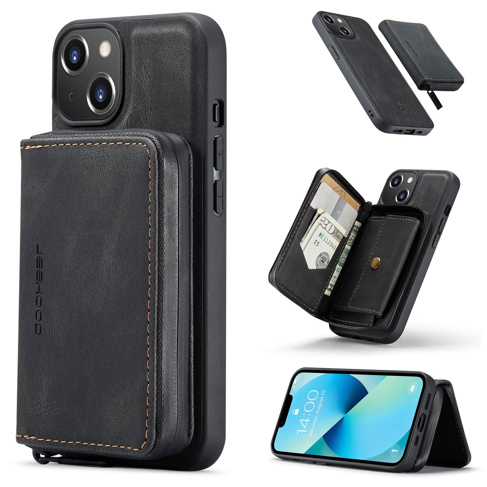Iphone 14 Plus - ÉTui Avec Pochette Pour Carte De Crã©Dit