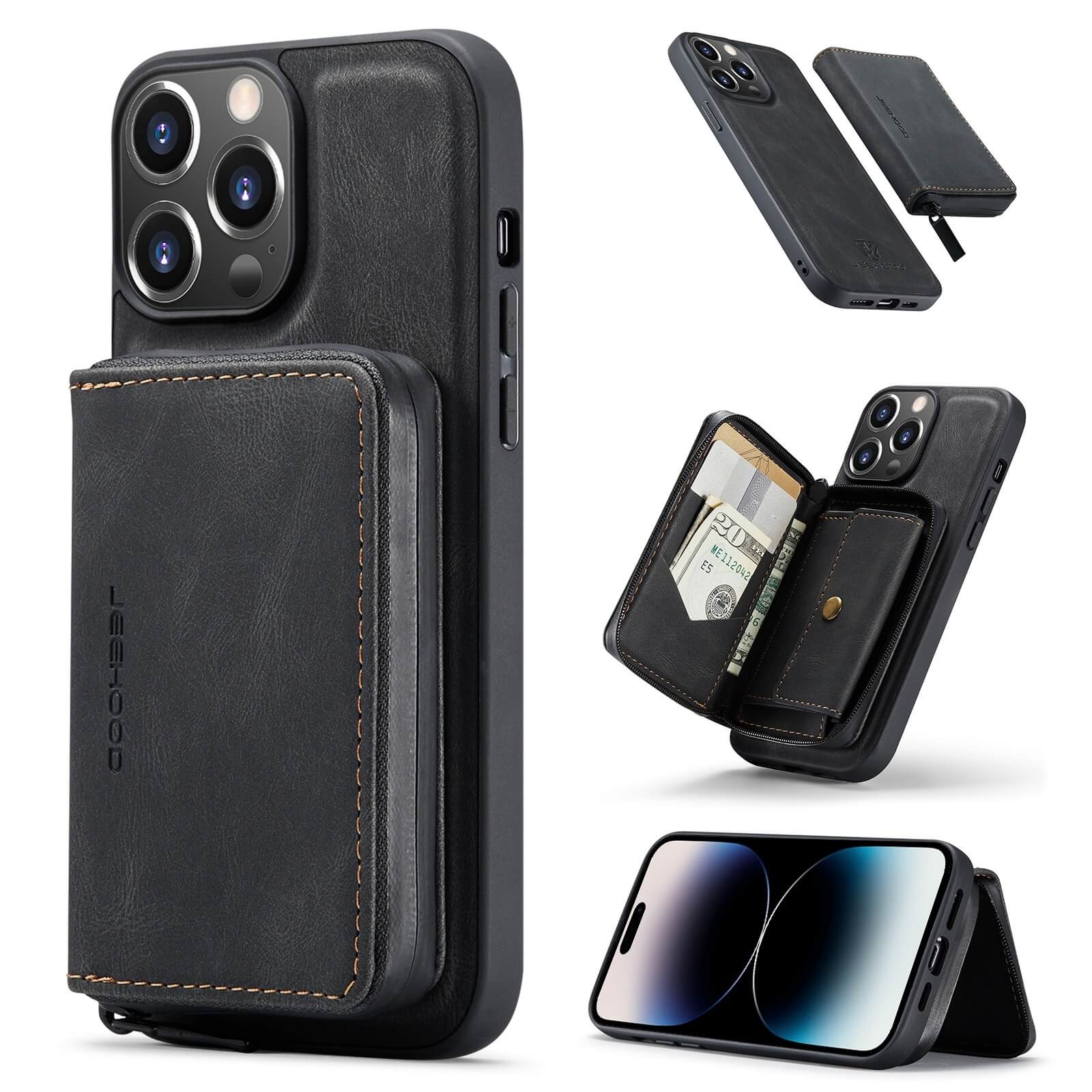 iPhone 14 Pro - Hülle mit Kreditkarten Etui