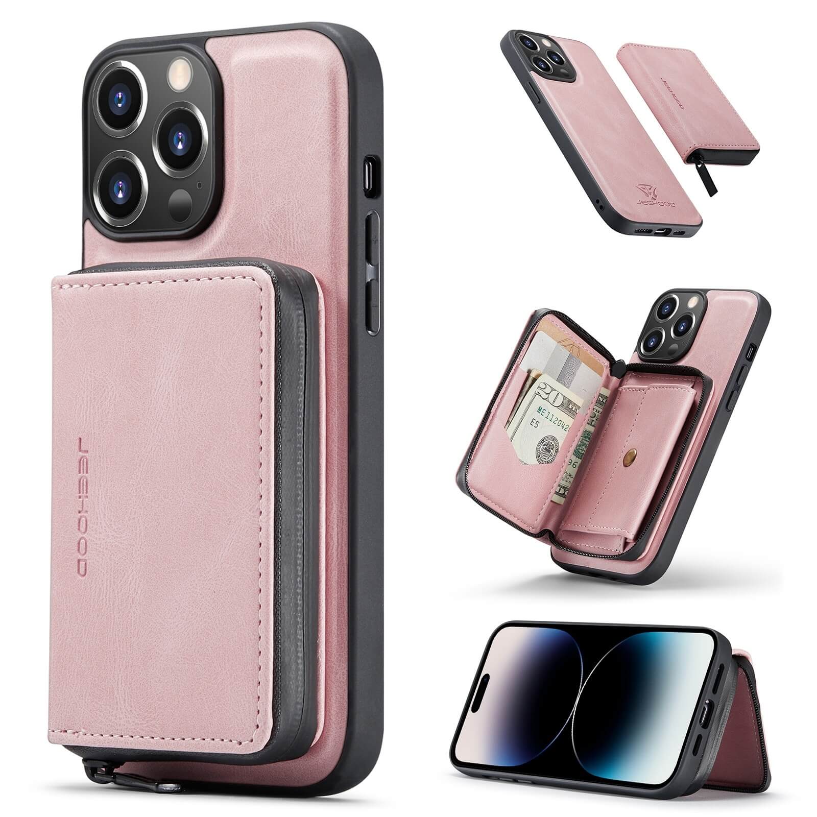 iPhone 14 Pro - Hülle mit Kreditkarten Etui