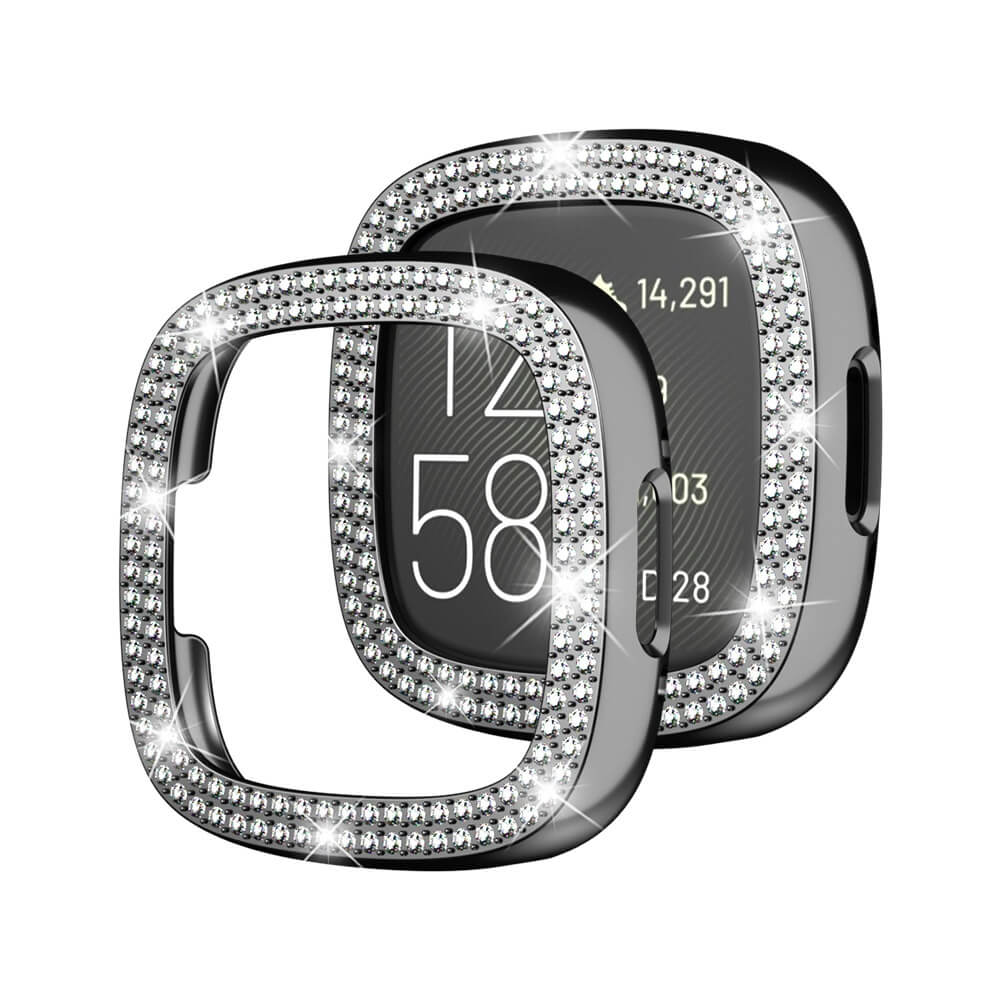 Fitbit Versa 4 / Sense 2 - Glitter Strass Custodia Protettiva