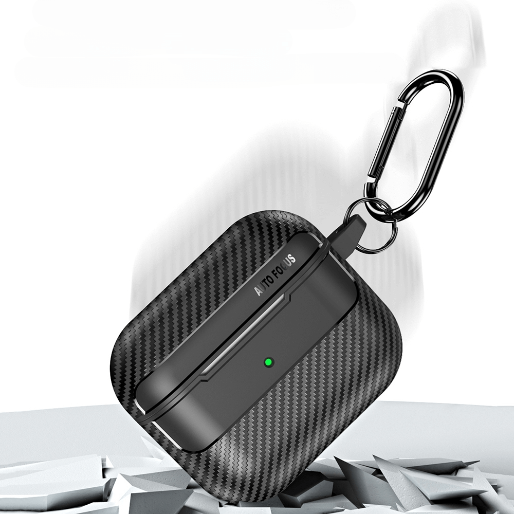 Airpods Pro 2 - Custodia protettiva look carbonio