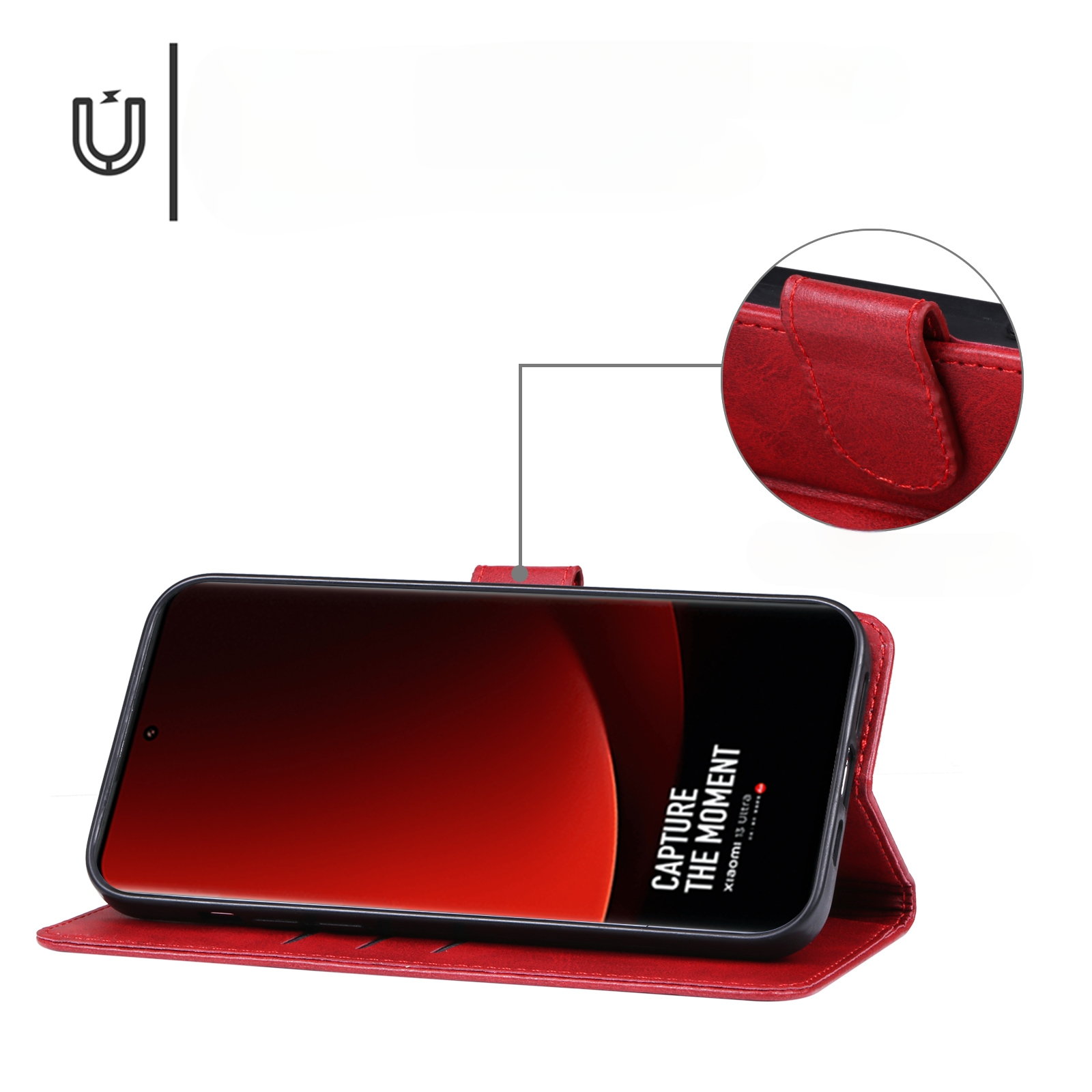 Xiaomi 14 Ultra - Leder Etui Hülle