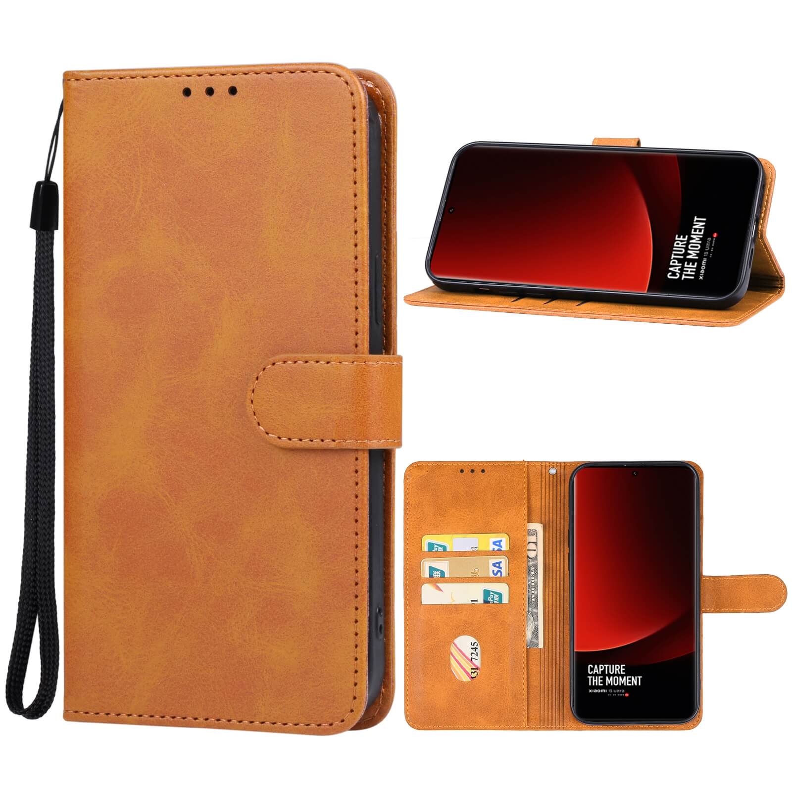 Xiaomi 14 Ultra - Leder Etui Hülle