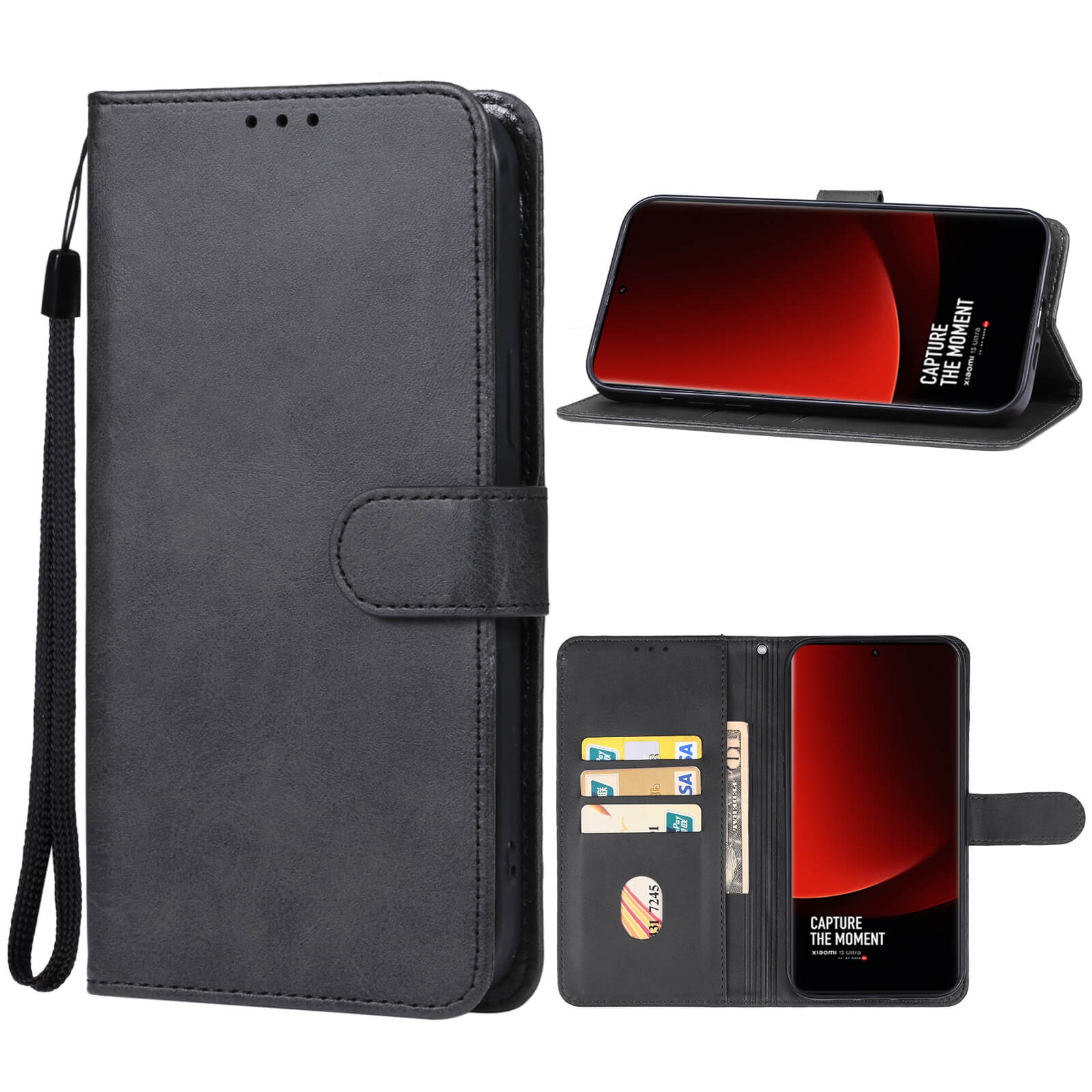 Xiaomi 14 Ultra - Leder Etui Hülle