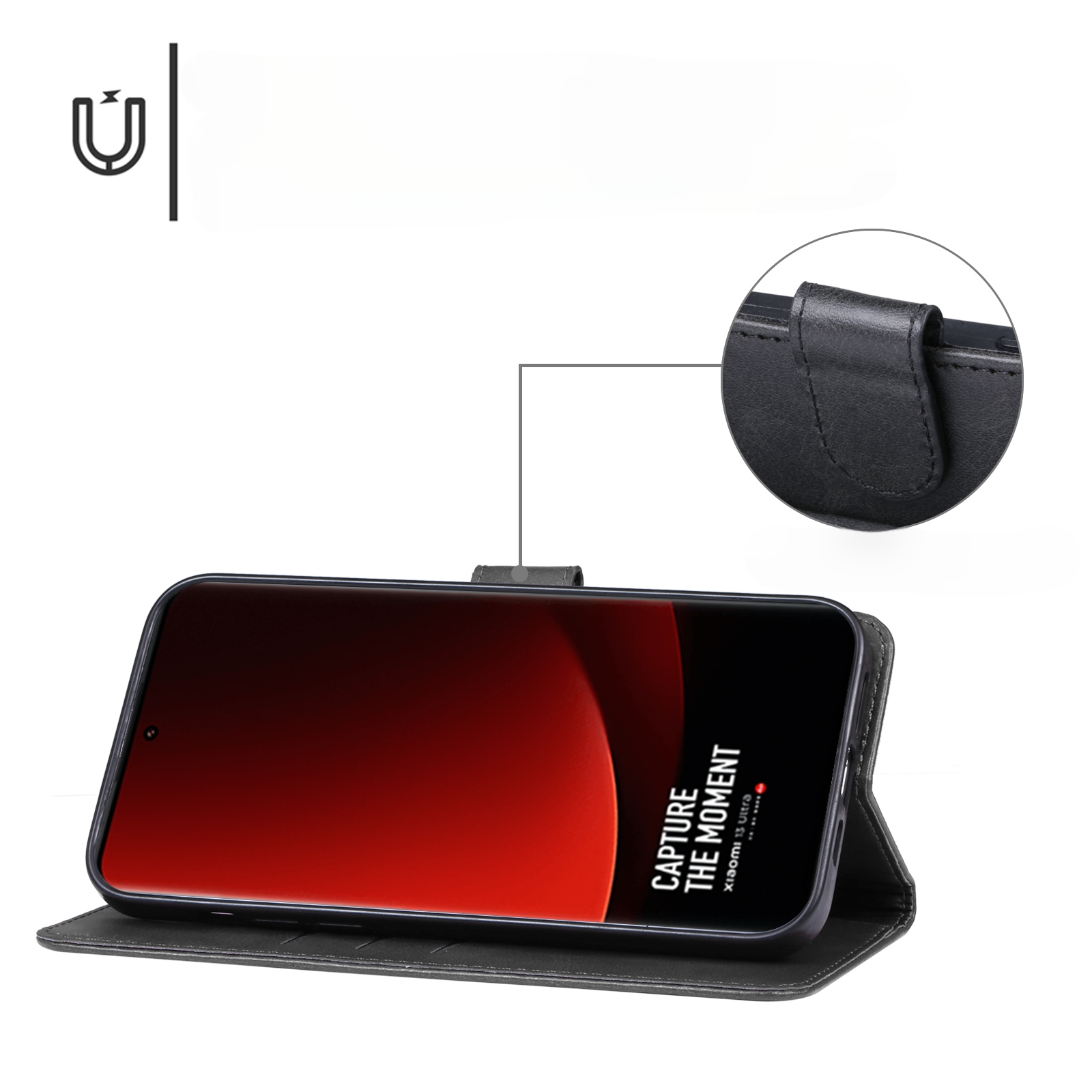 Xiaomi 14 Ultra - Leder Etui Hülle