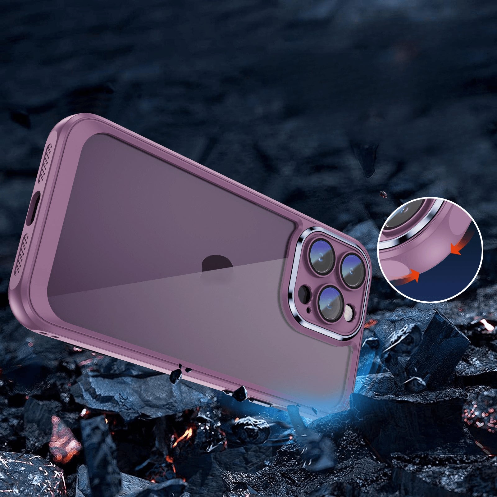 iPhone 15 Pro - Coque avec protection pour camèra