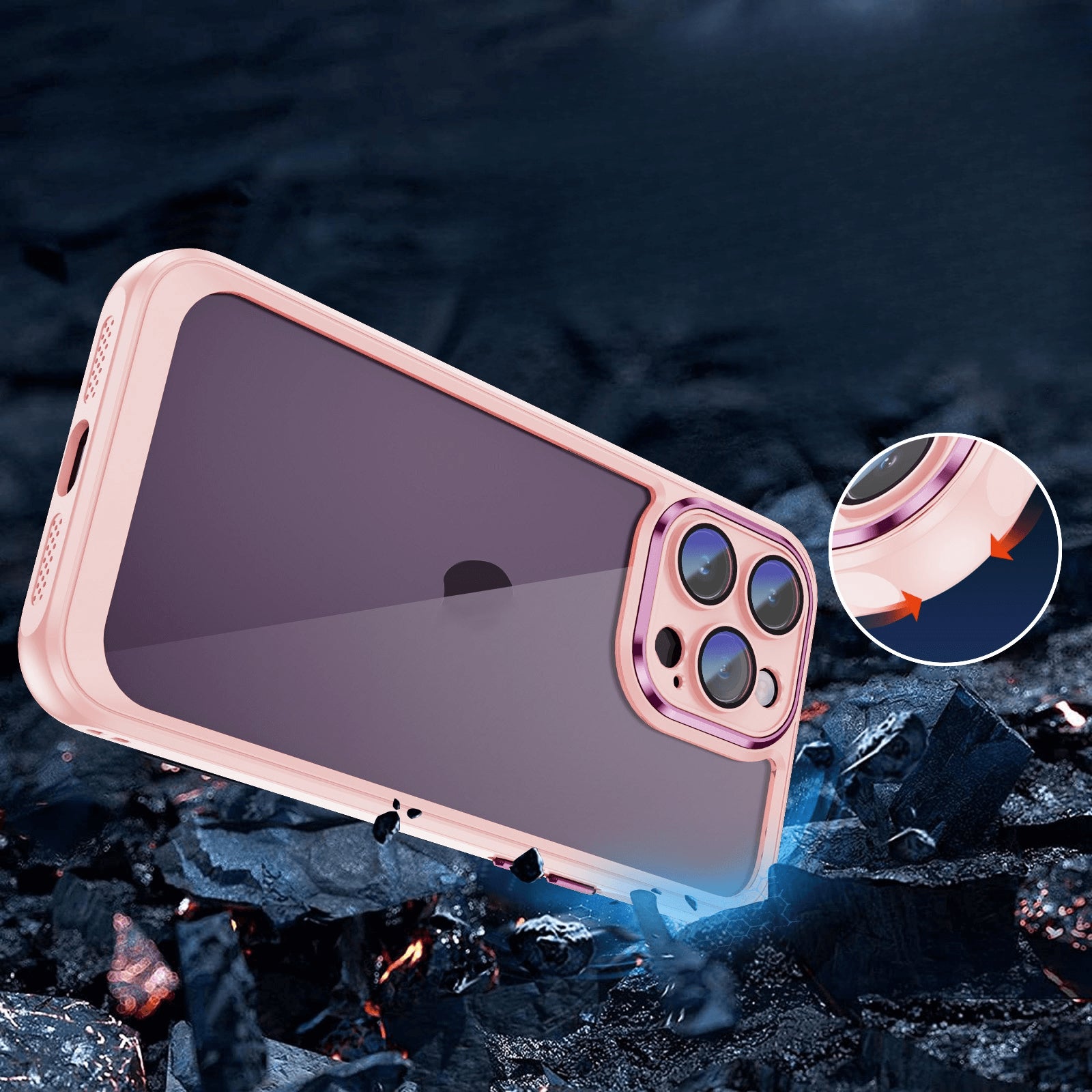 iPhone 15 Pro - Coque avec protection pour camèra