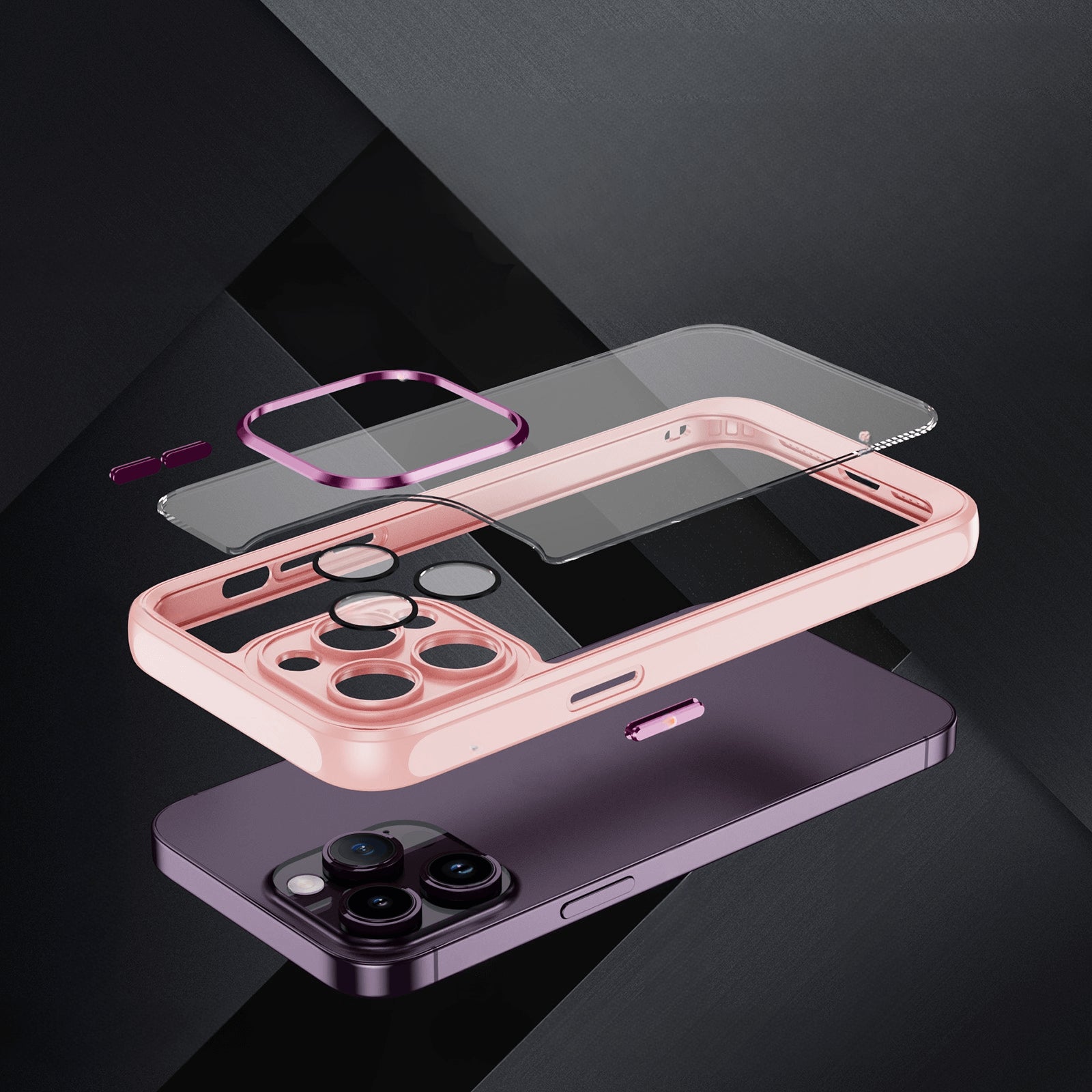 iPhone 15 Pro - Coque avec protection pour camèra