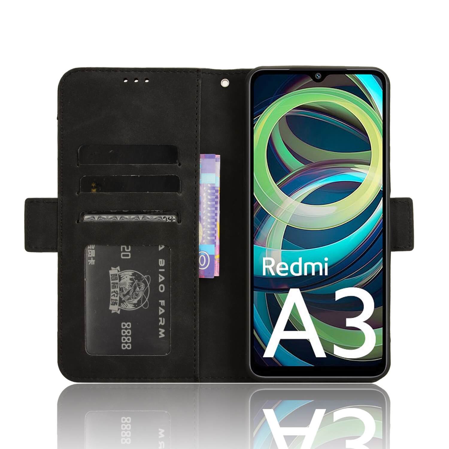 Xiaomi Redmi A3 - Custodia multiple card slots