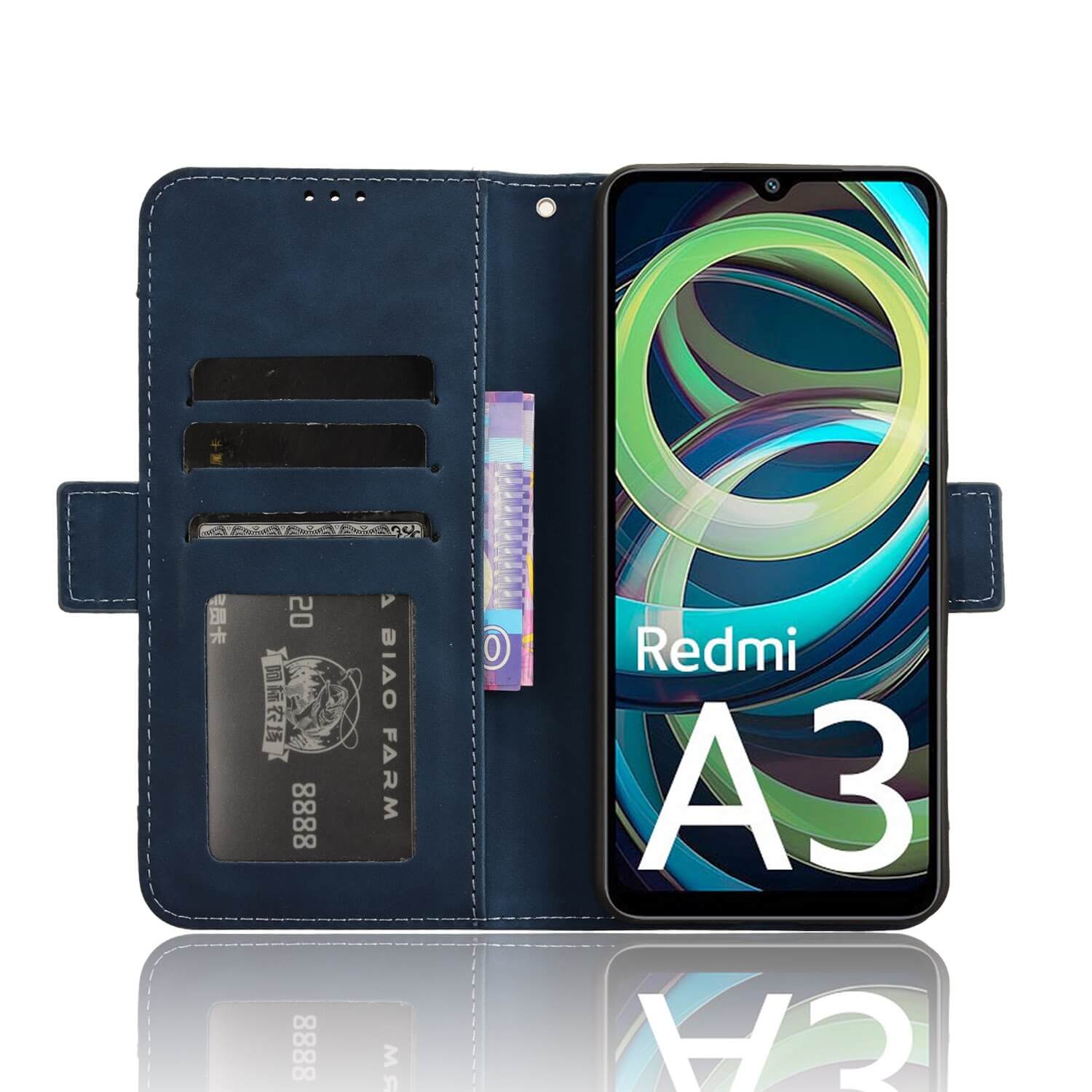 Xiaomi Redmi A3 - Custodia multiple card slots