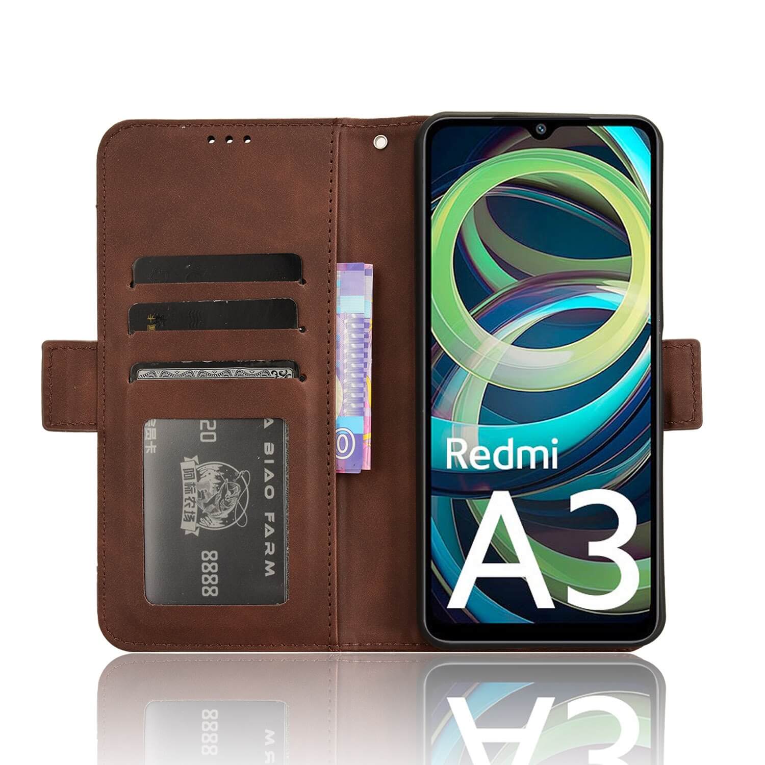 Xiaomi Redmi A3 - Custodia multiple card slots