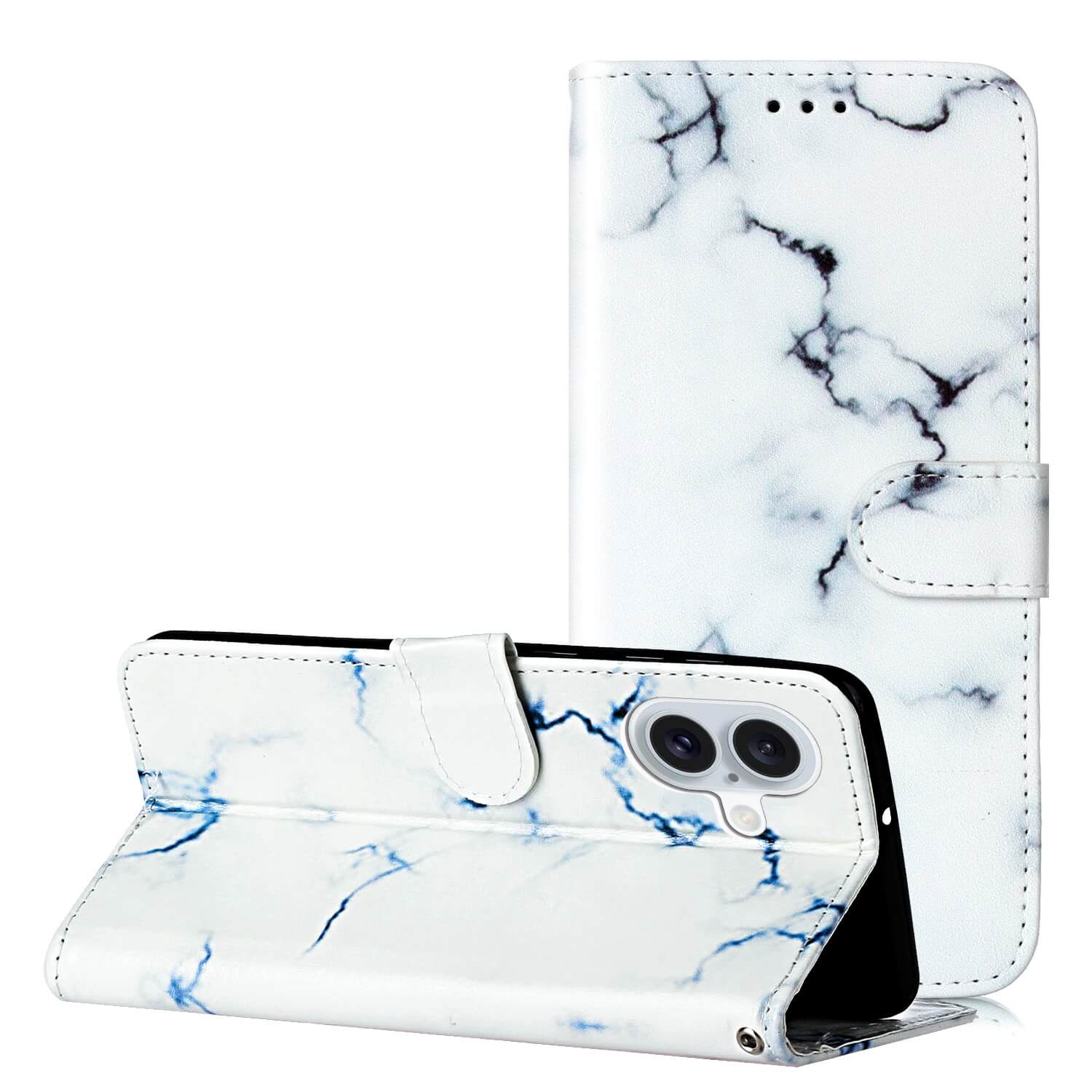 iPhone 16 Plus - Custodia con motivo in Marble