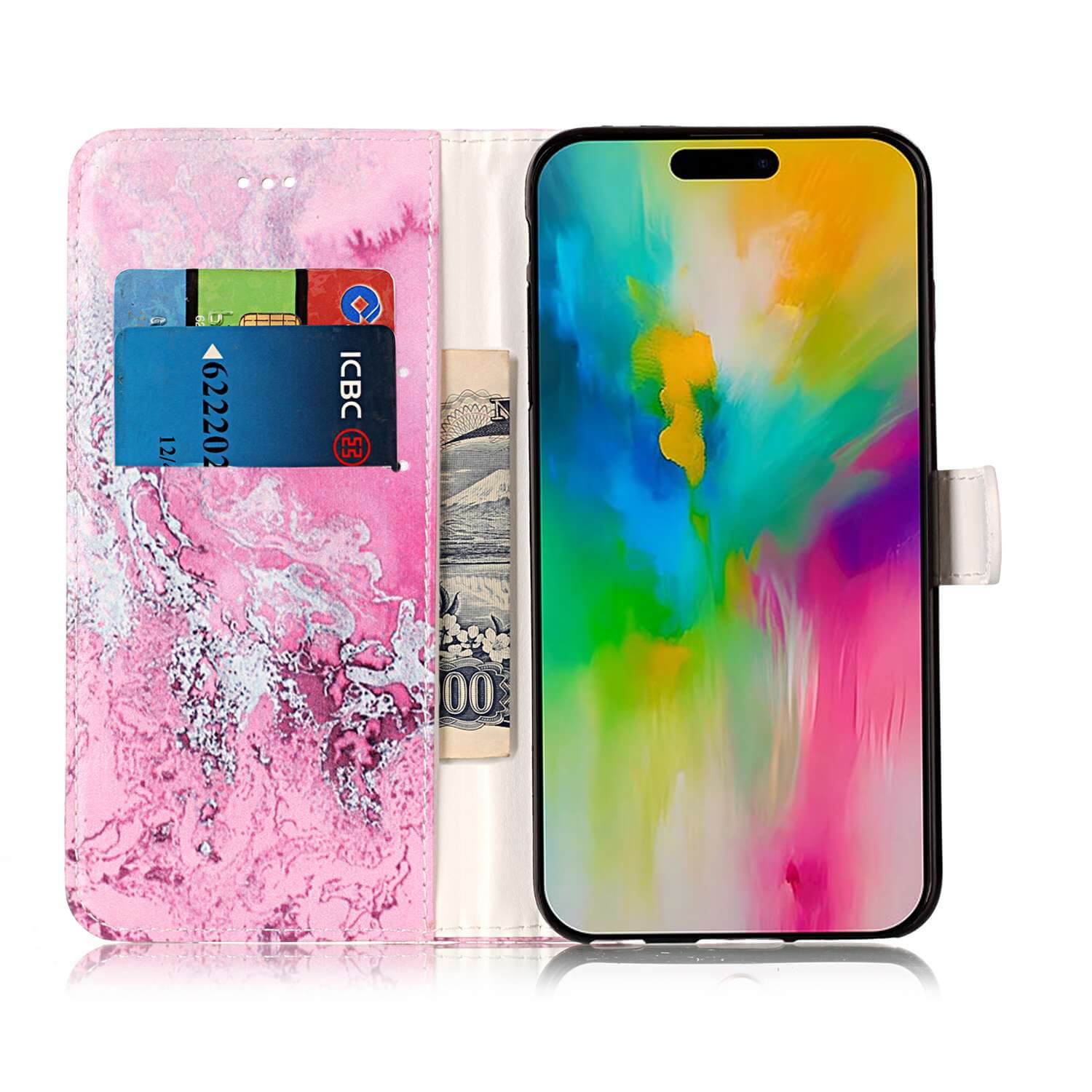 iPhone 16 Plus - Custodia con motivo in Marble