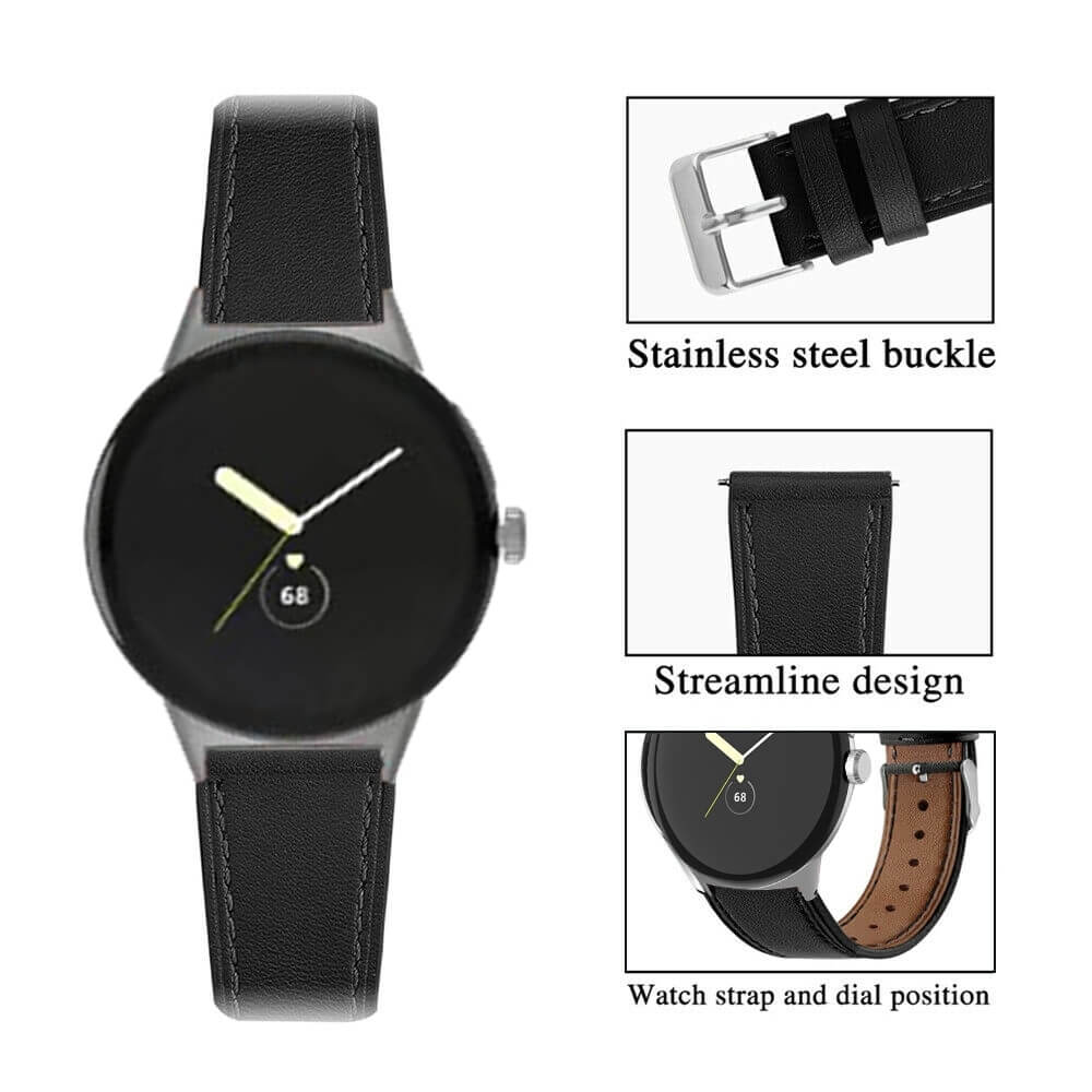 Google Pixel Watch 3 - 45mm - Cinturino di ricambio in pelle