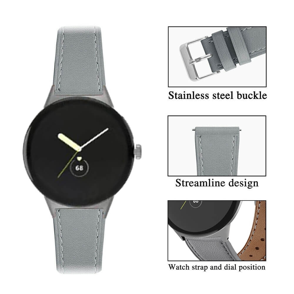 Google Pixel Watch 3 - 45mm - Cinturino di ricambio in pelle