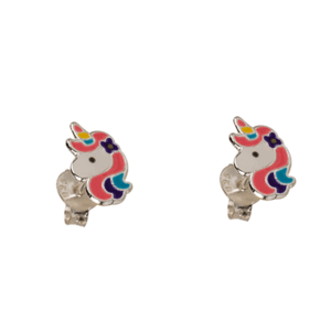 Ohrstecker 925 Sterling grau