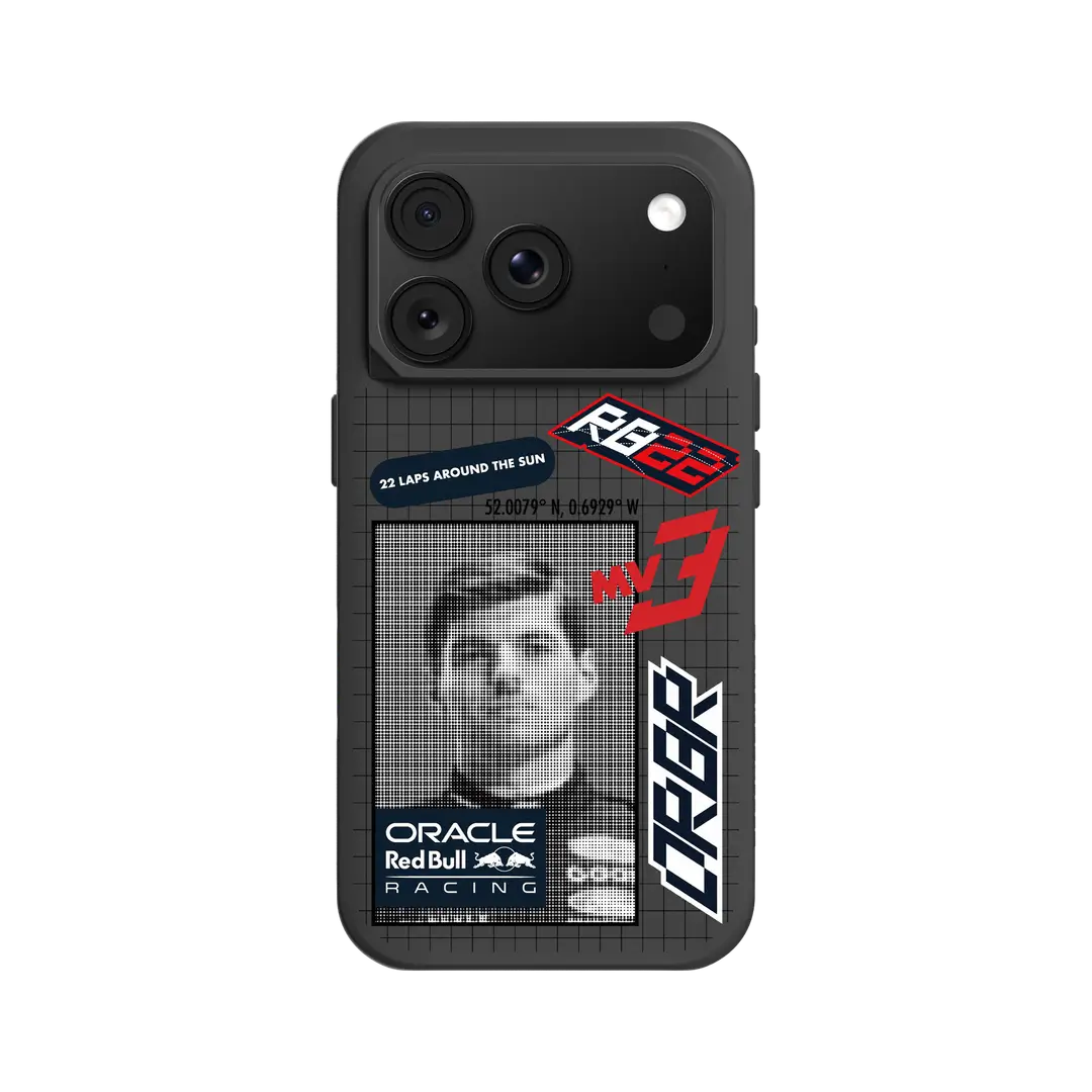 iPhone 18 Pro / iPhone 17 Pro - Coque RhinoShield SolidX - Oracle Red Bull Racing Max Verstappen MV1