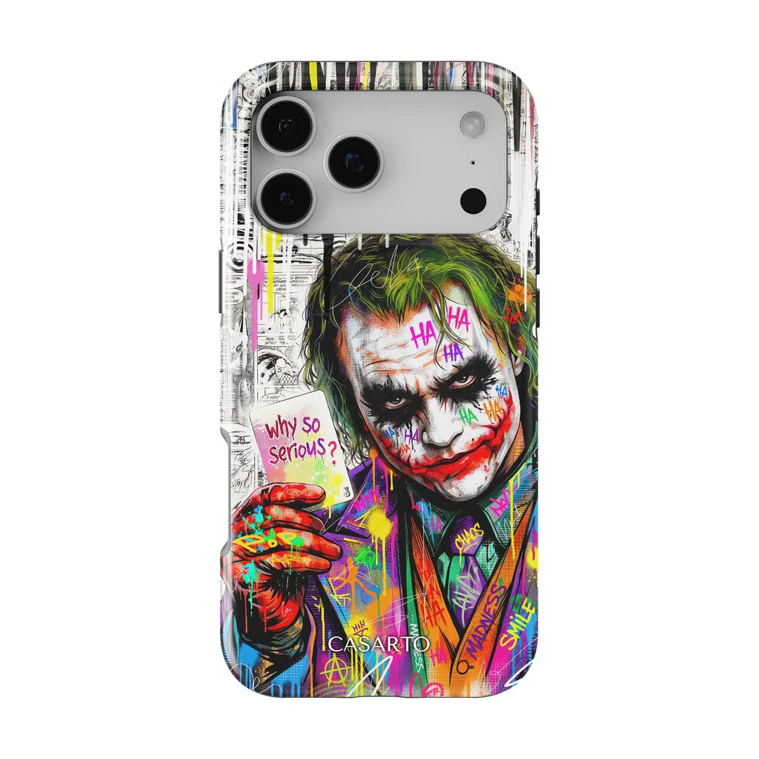 Cover-Discount iPhone 18 Pro Max / iPhone 17 Pro Max MagSafe-Hülle mit einem Graffiti-Joker.