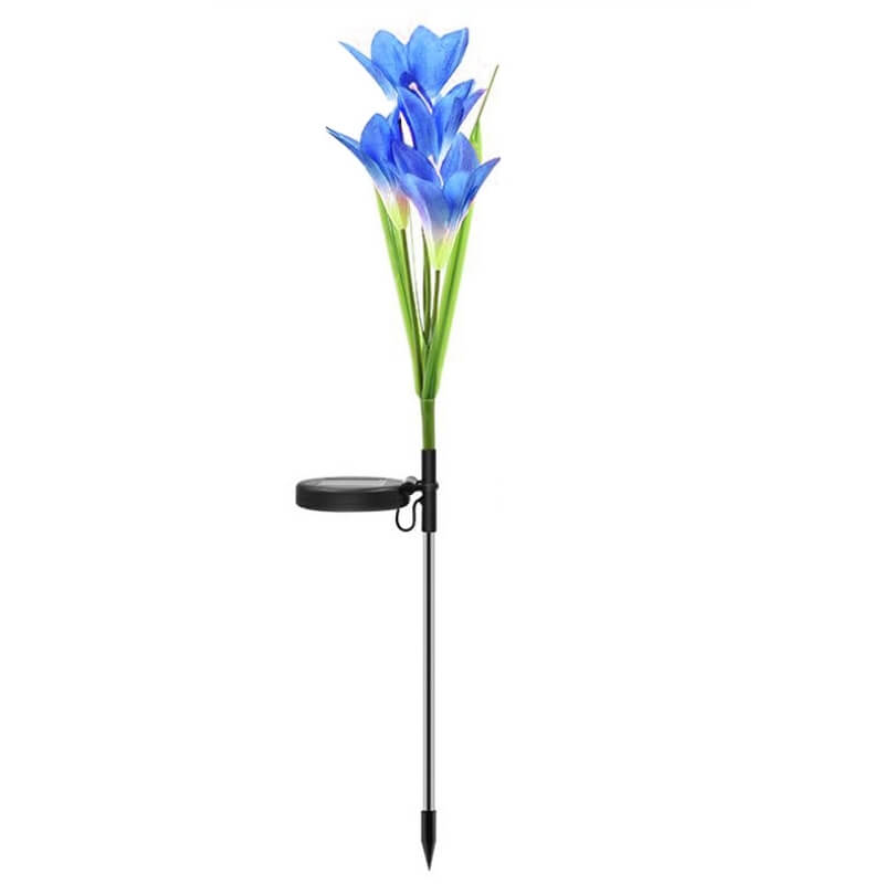Solar Led Garden Plug Lily
