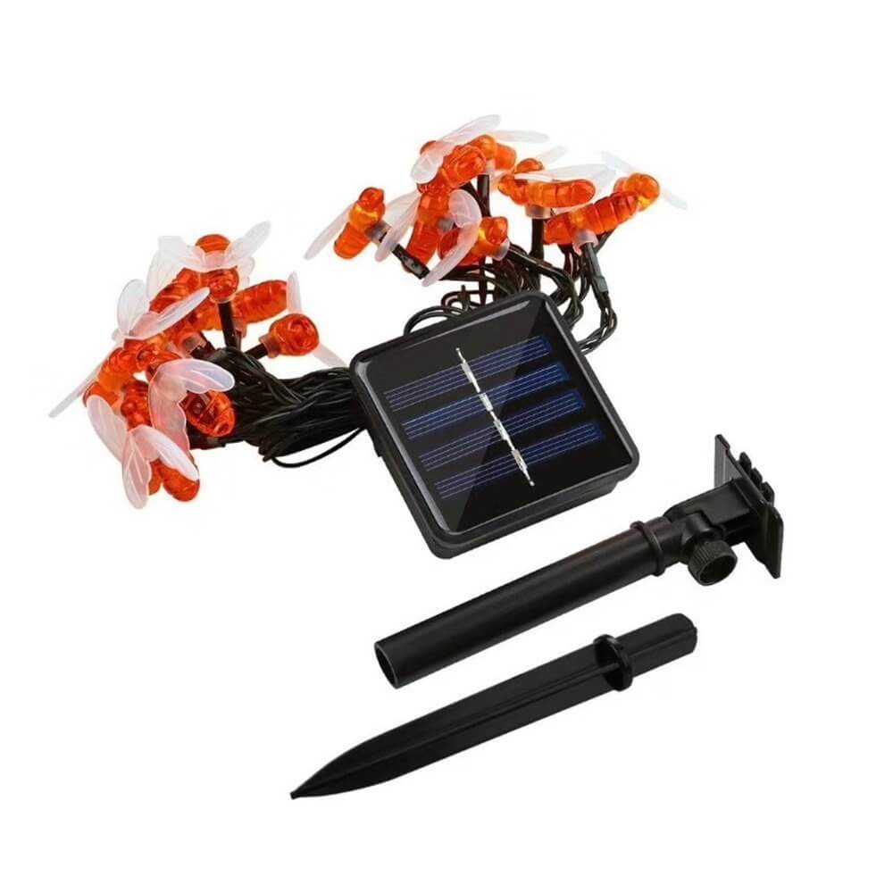 Solar LED Lichterkette Bienen