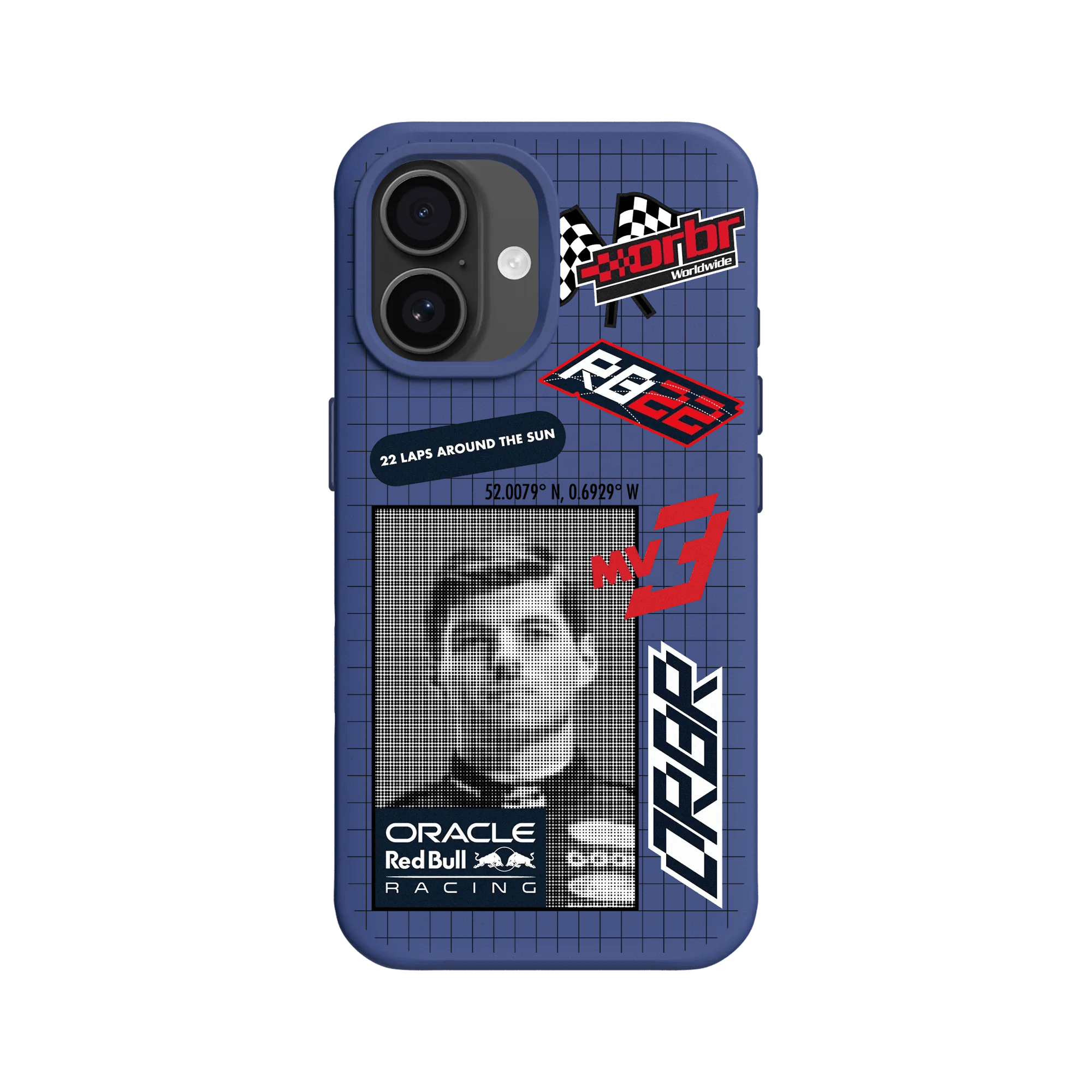 iPhone 16 - RhinoShield SolidX Case - Oracle Red Bull Racing Max Verstappen MV1