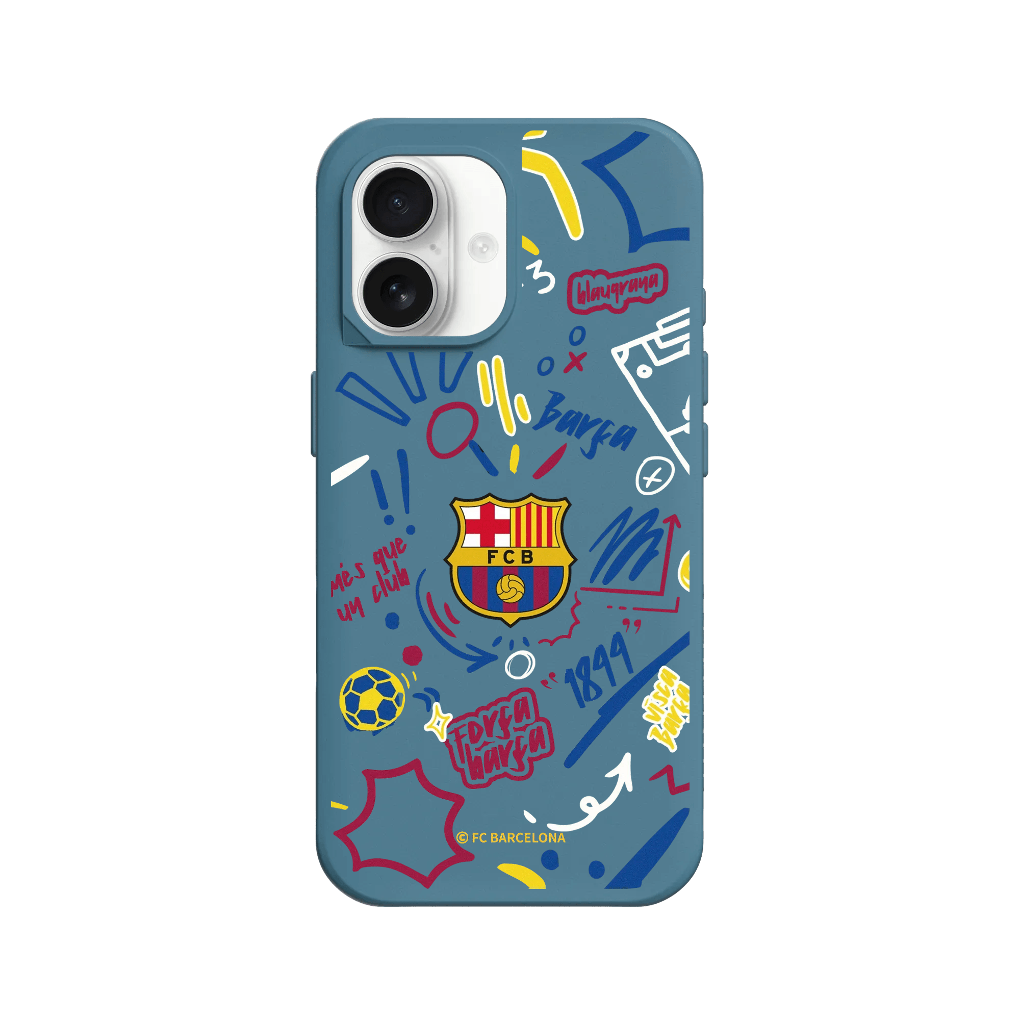 iPhone 17 - Coque RhinoShield SolidX - FC Barcelona Graffiti