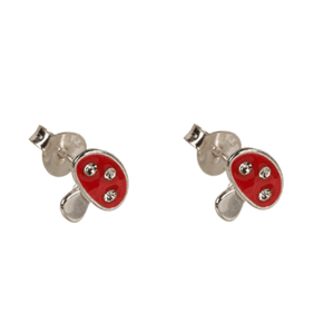 Ohrstecker 925 Sterling grau