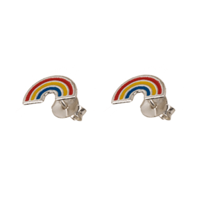 Ohrstecker 925 Sterling grau