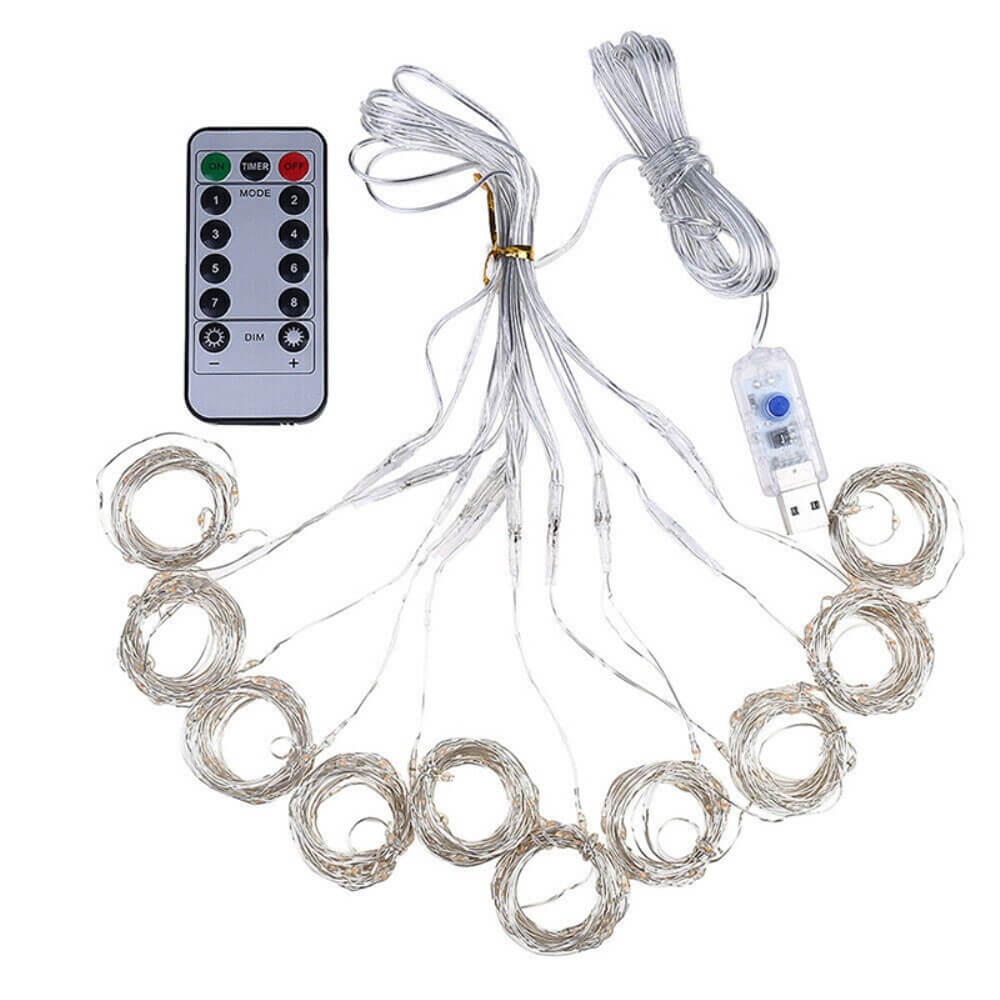 Curtain Light Chain Usb 3X3 M 300 Led